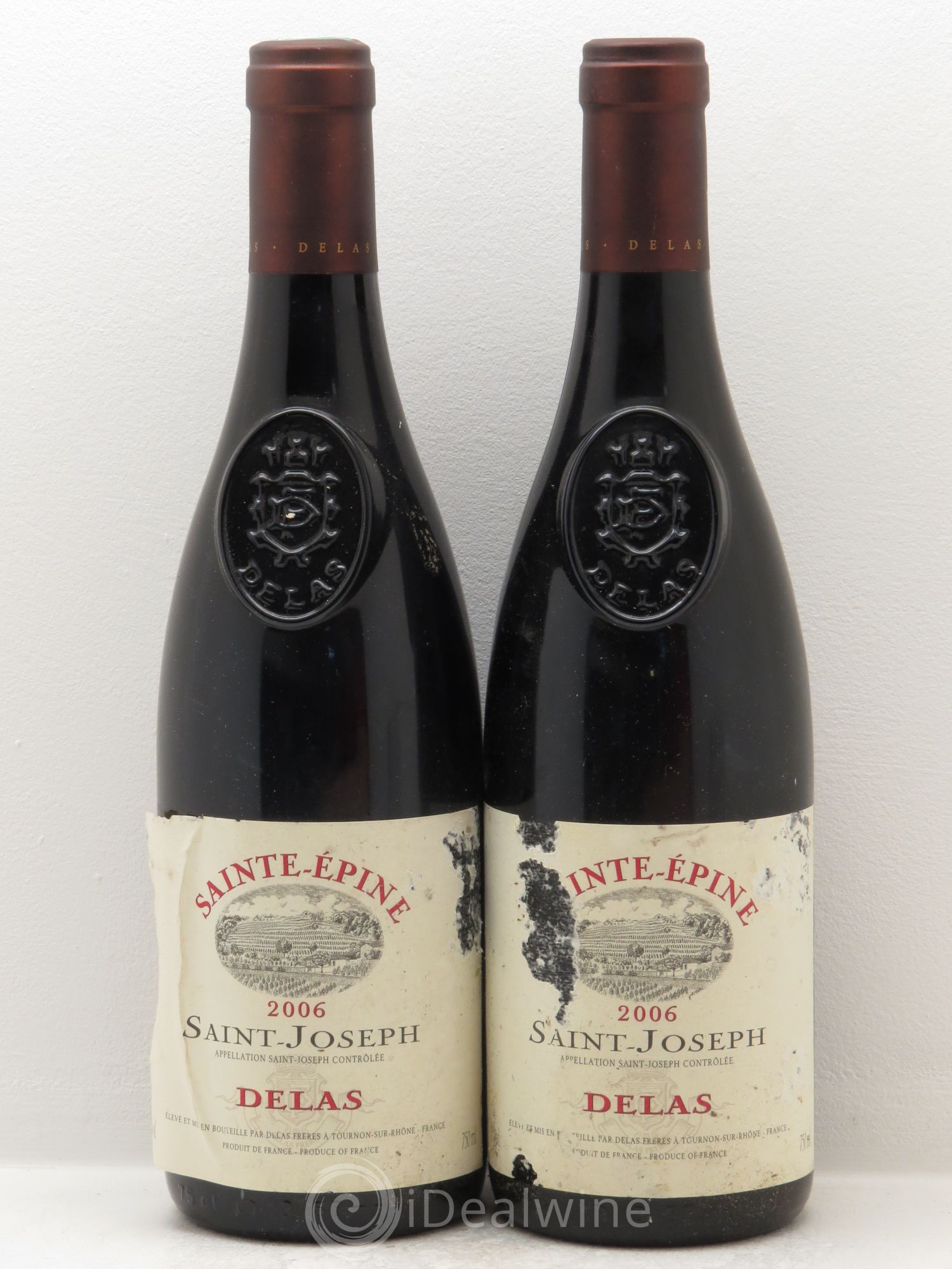 Saint-Joseph Sainte-Epine Delas Frères 2006 - Lot de 2 bouteilles - 0