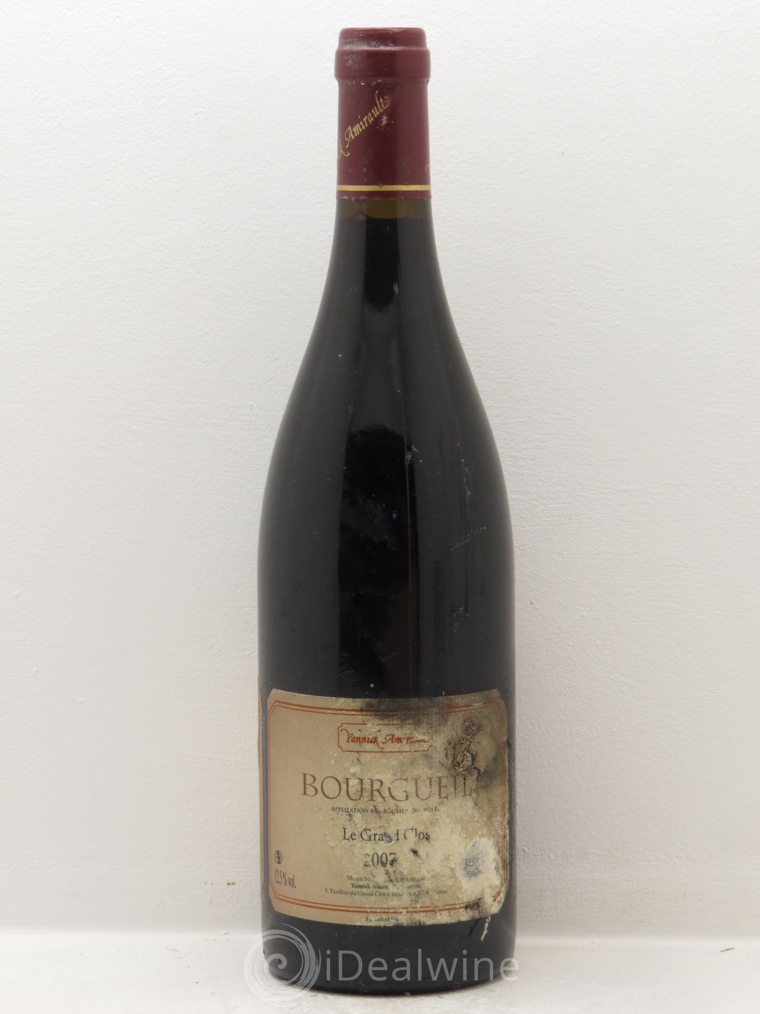 Bourgueil Grand Clos Yannick Amirault (Domaine) 2007 - Lot de 1 bouteille - 0