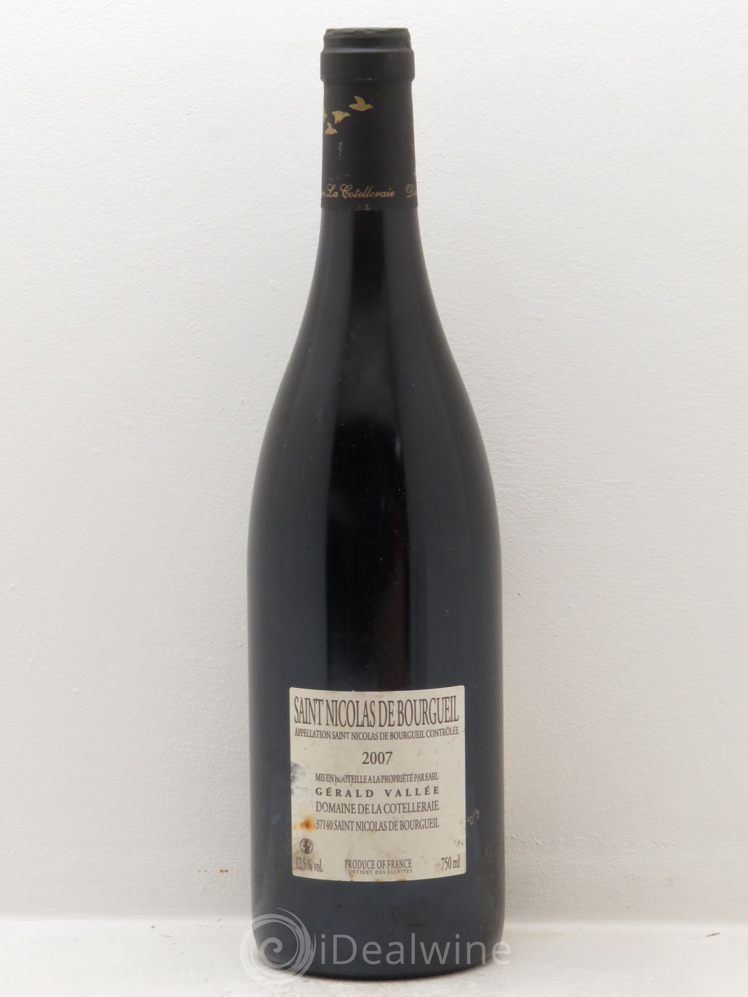 Saint-Nicolas de Bourgueil les Perruches Gérard Vallée 2007 - Posten von 1 Flasche - 1