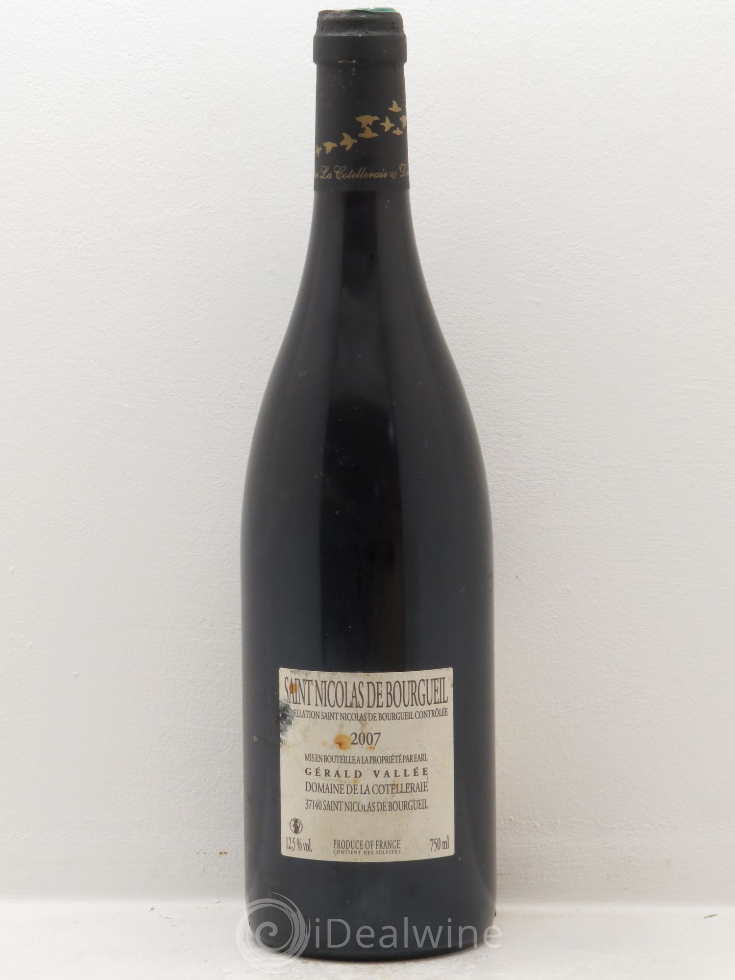 Saint-Nicolas de Bourgueil les Perruches Gérard Vallée 2007 - Posten von 1 Flasche - 1