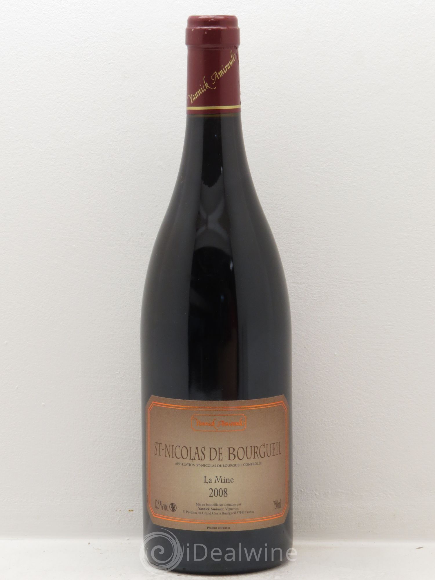 Saint-Nicolas de Bourgueil La Mine Yannick Amirault (Domaine) 2008 - Lot de 1 bouteille - 0