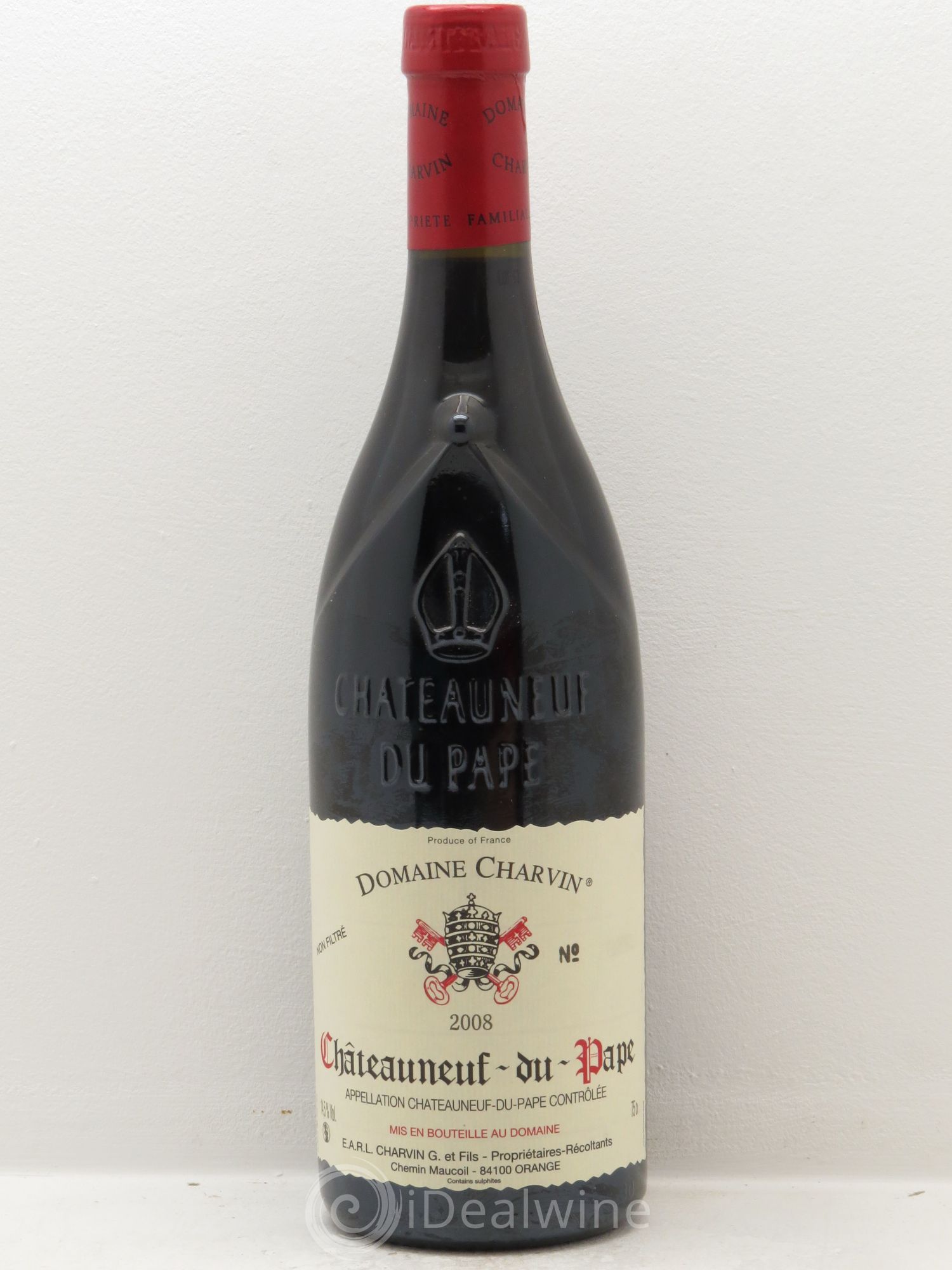 Châteauneuf-du-Pape Charvin (Domaine) 2008 - Lot de 1 bouteille - 0