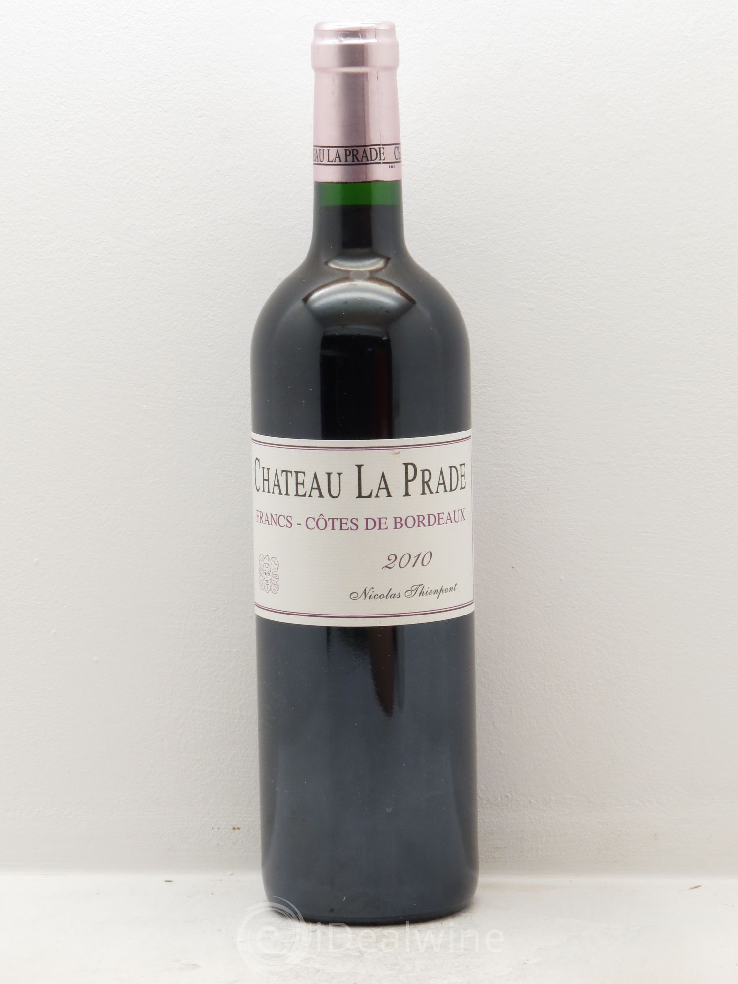 Bordeaux Château la Prade 2010 - Lot de 1 bouteille - 0