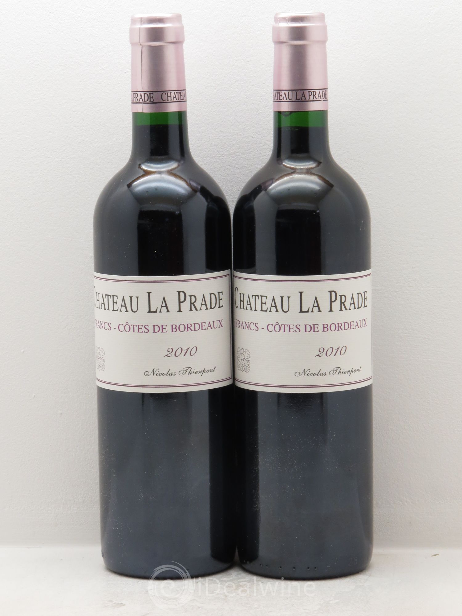 Bordeaux Château la Prade 2010 - Posten von 2 Flaschen - 0