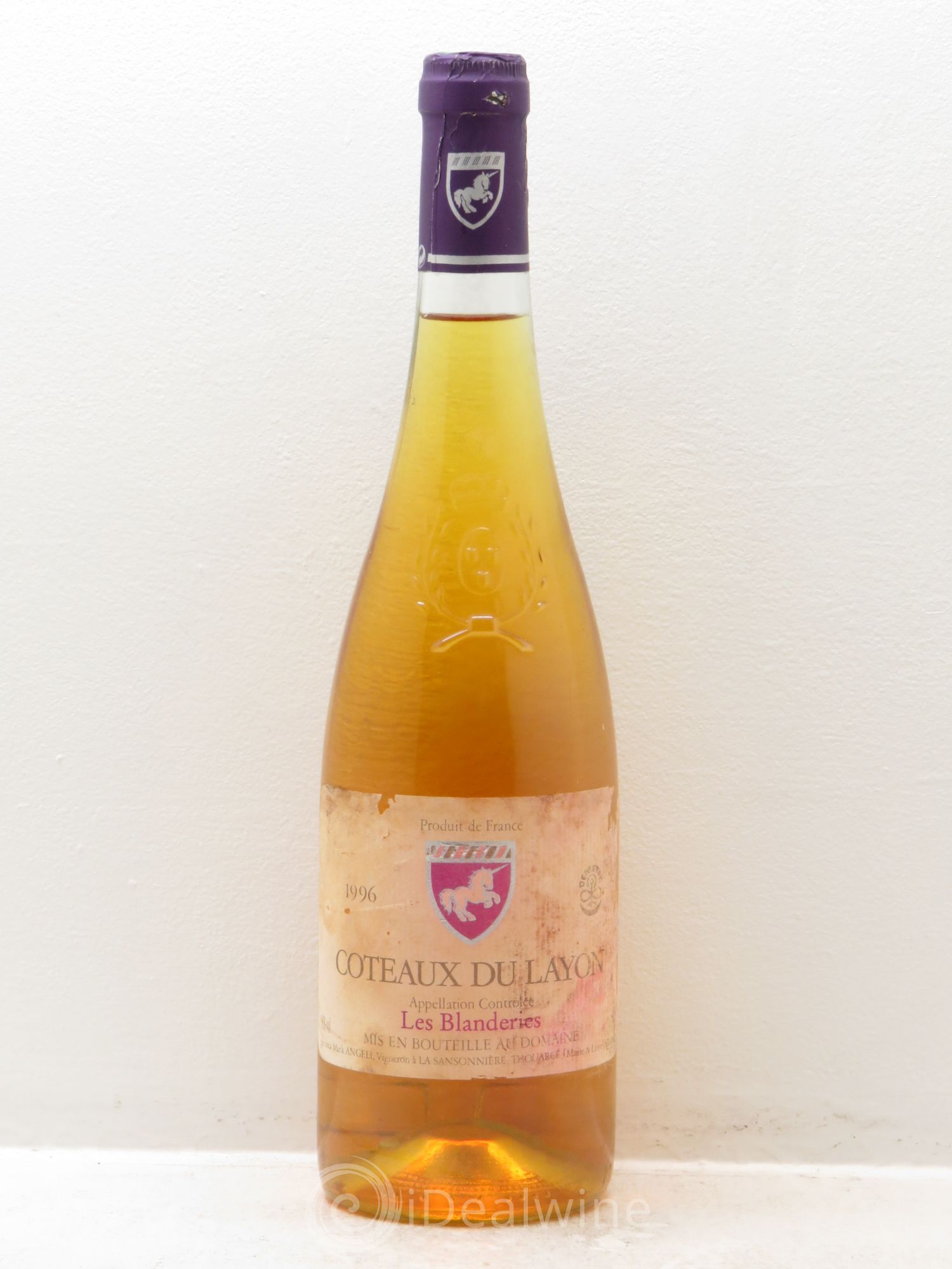 Coteaux du Layon Les Blanderies .Mark Angeli .Domaine de la Sansonnière 1996 - Lotto di 1 bottiglia - 0