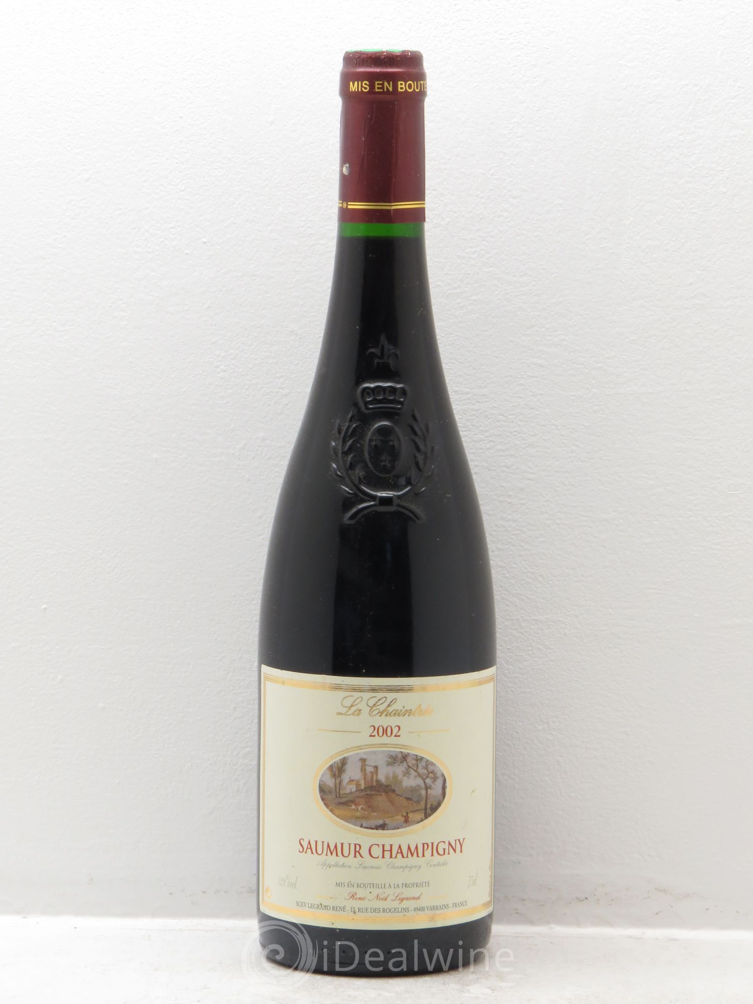 Saumur-Champigny La Chaintrée Clotilde Legrand (anciennement René-Noël Legrand) 2002 - Lot de 1 bouteille - 0