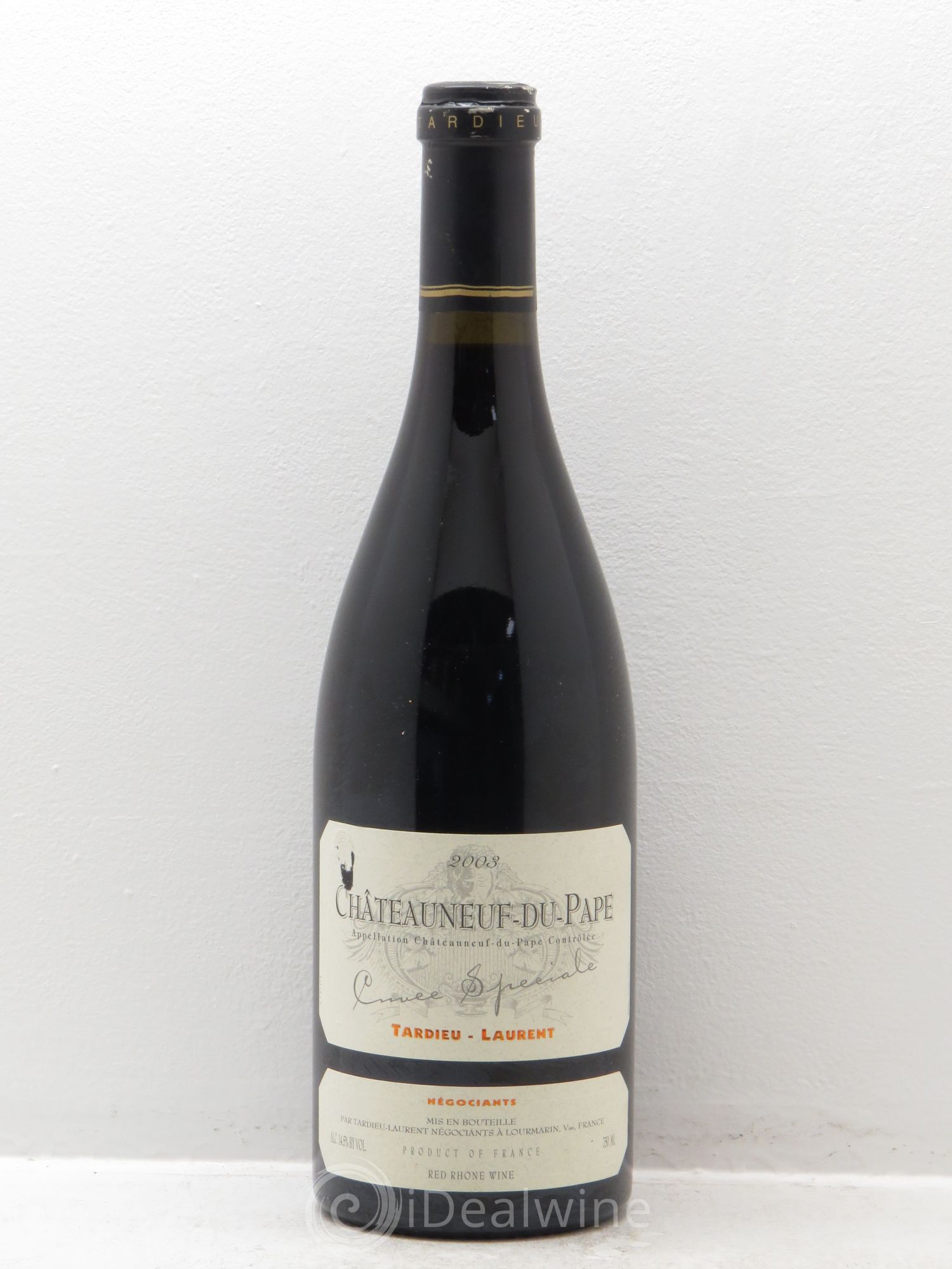 Châteauneuf-du-Pape Tardieu-Laurent Cuvée spéciale Famille Tardieu 2003 - Lot de 1 bouteille - 0