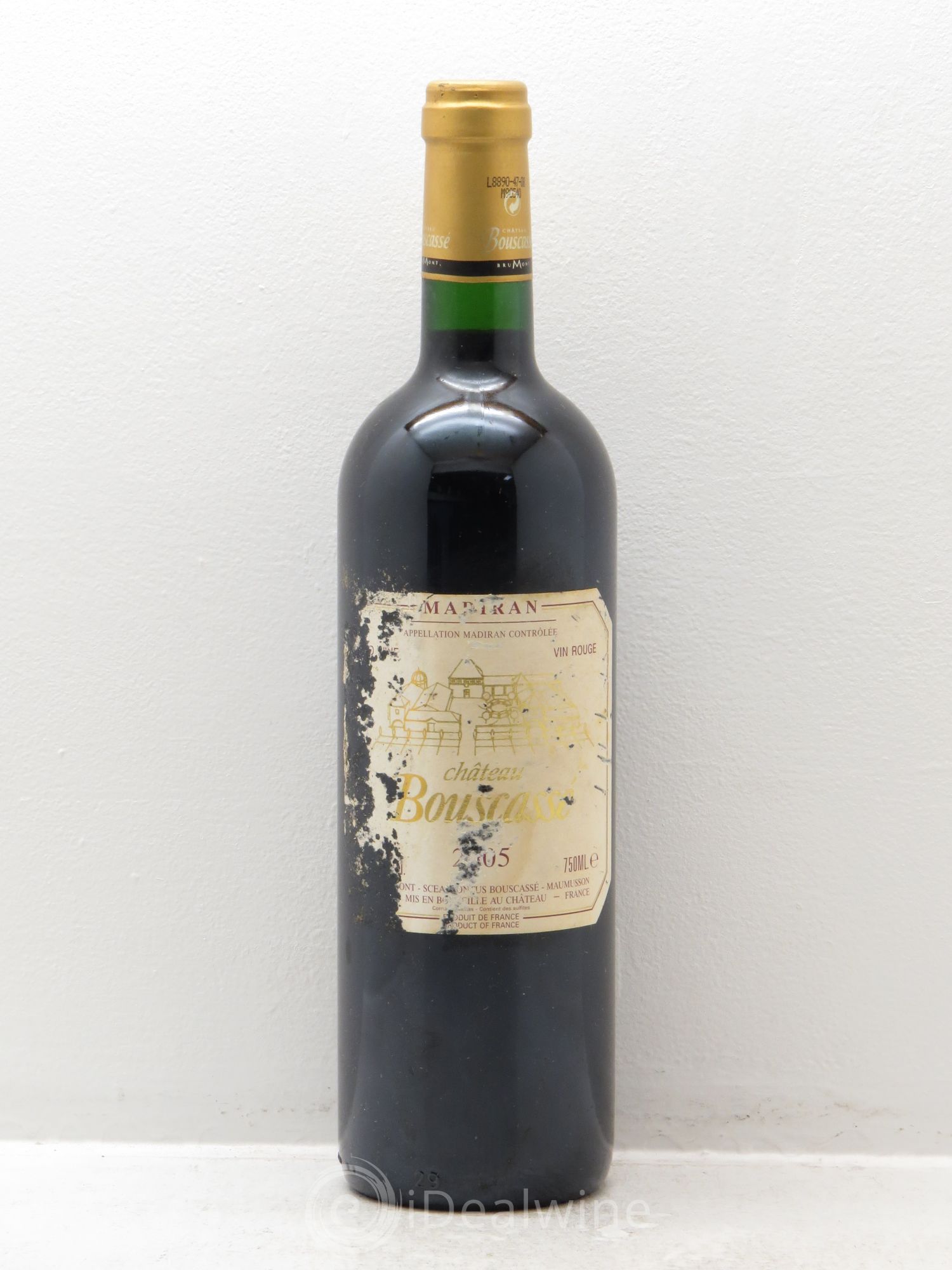 Madiran Château Bouscassé Alain Brumont 2005 - Lot de 1 bouteille - 0