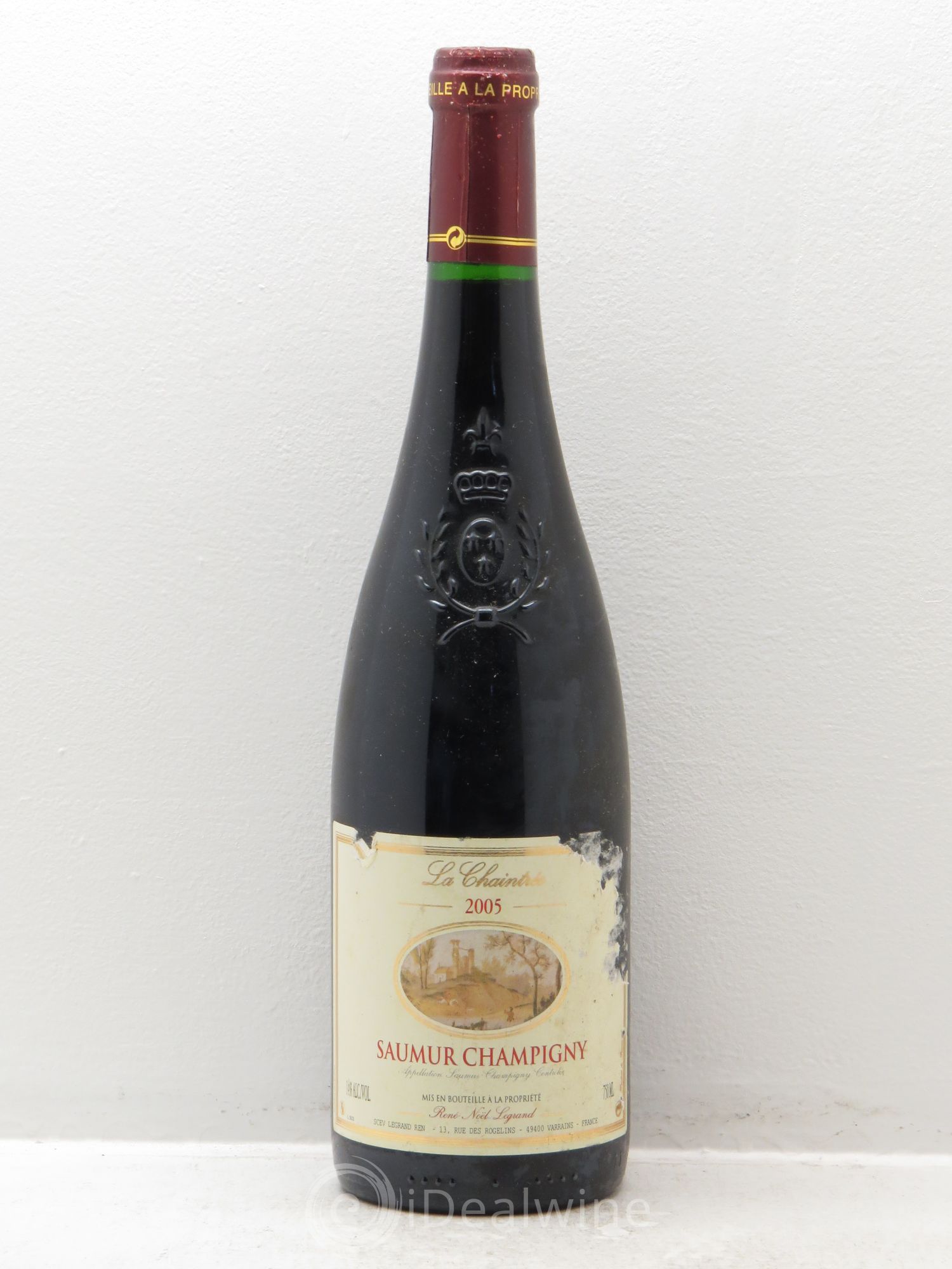 Saumur-Champigny La Chaintrée Clotilde Legrand (anciennement René-Noël Legrand) 2005 - Lot de 1 bouteille - 0