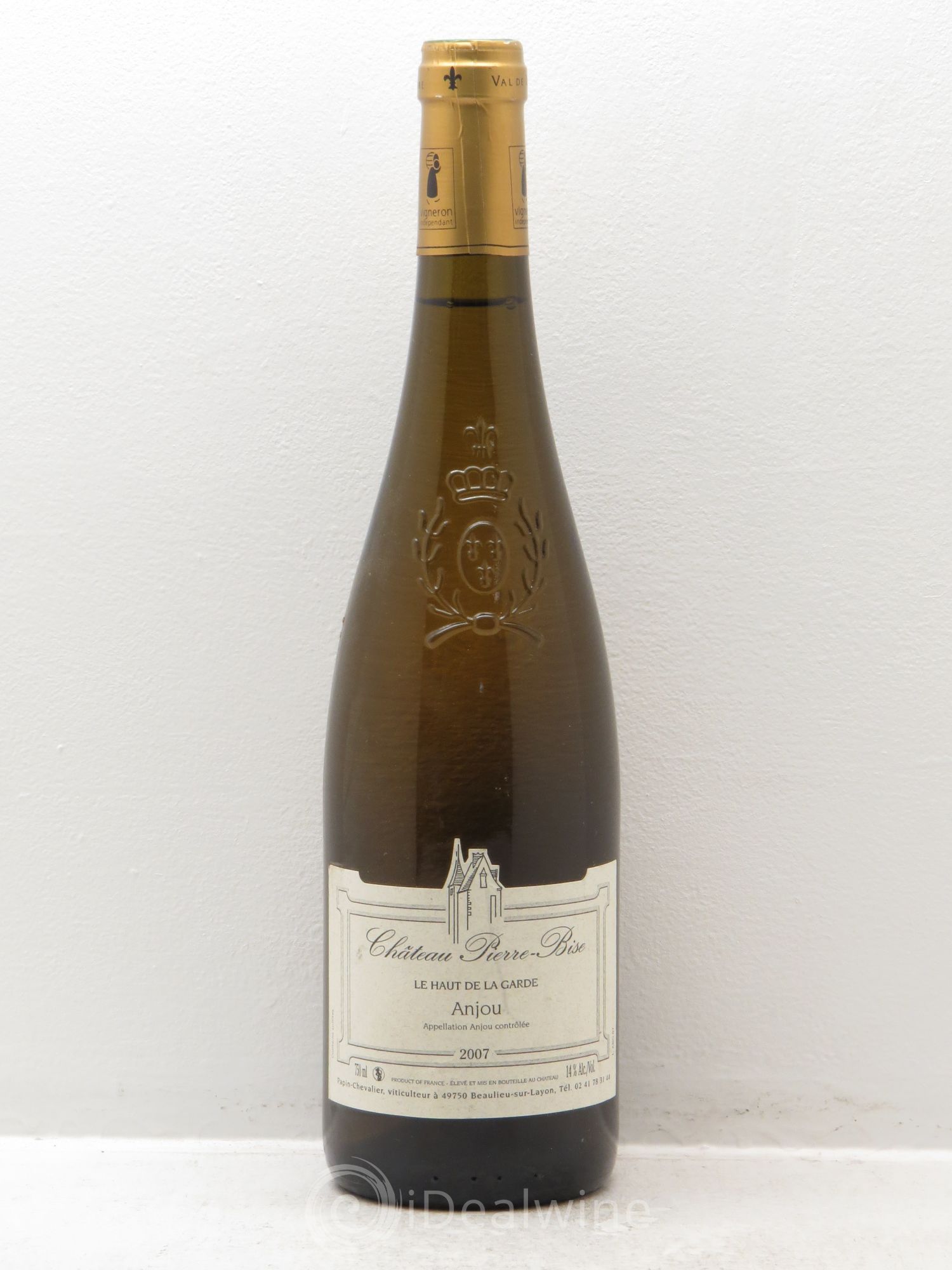 Anjou Le Haut de la Garde .Pierre Bise 2007 - Posten von 1 Flasche - 0