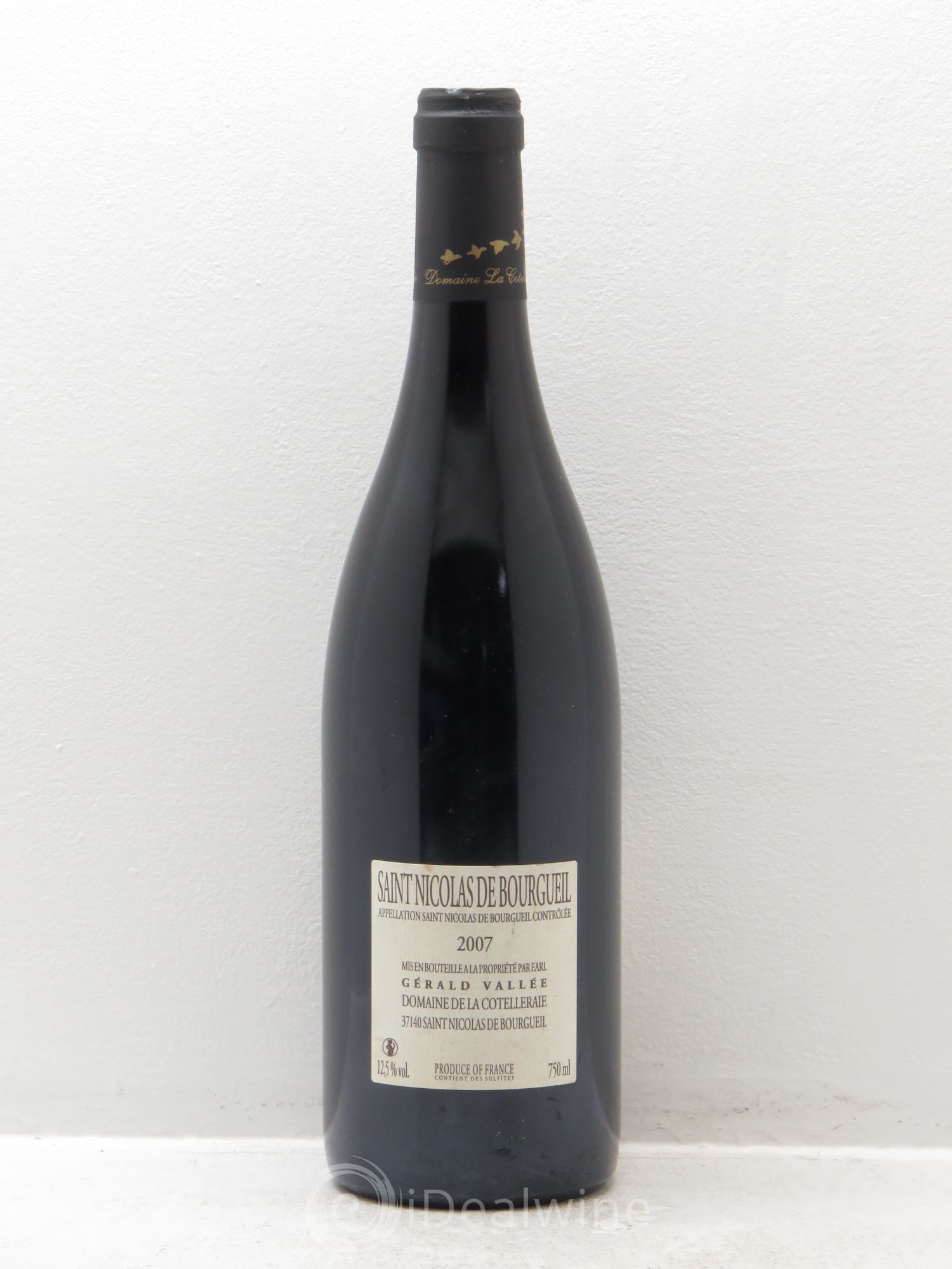 Saint-Nicolas de Bourgueil Les Perruches .Gérarld Vallée .Domaine de la Cotellerai 2007 - Posten von 1 Flasche - 1
