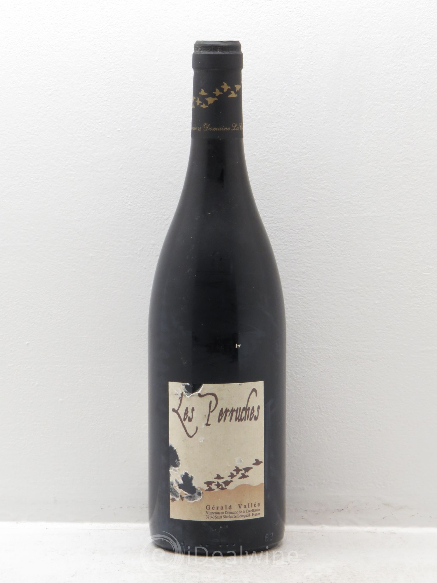 Saint-Nicolas de Bourgueil Les Perruches .Gérarld Vallée .Domaine de la Cotellerai 2007 - Posten von 1 Flasche - 0