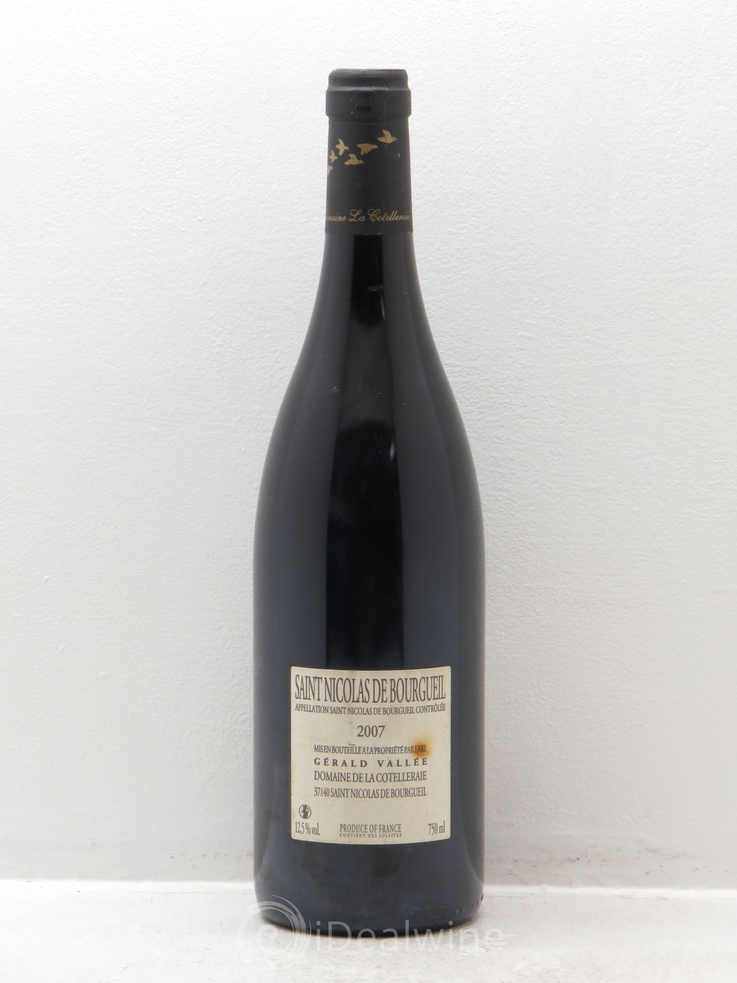 Saint-Nicolas de Bourgueil Les Perruches .Gérarld Vallée .Domaine de la Cotellerai 2007 - Posten von 1 Flasche - 1