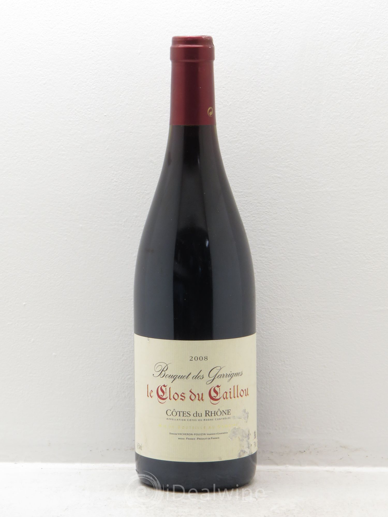 Côtes-du-Rhône Bouquet des Garrigues .Clos du Caillou 2008 - Posten von 1 Flasche - 0