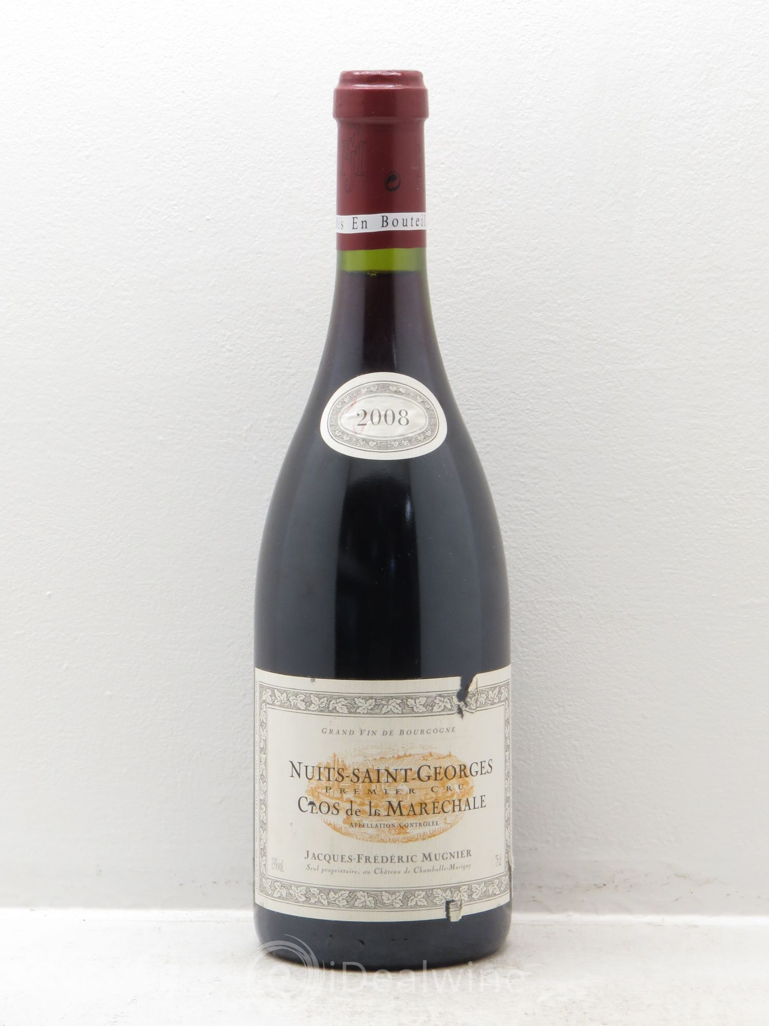 Nuits-Saint-Georges 1er Cru Clos de La Maréchale Jacques-Frédéric Mugnier 2008 - Lot de 1 bouteille - 0