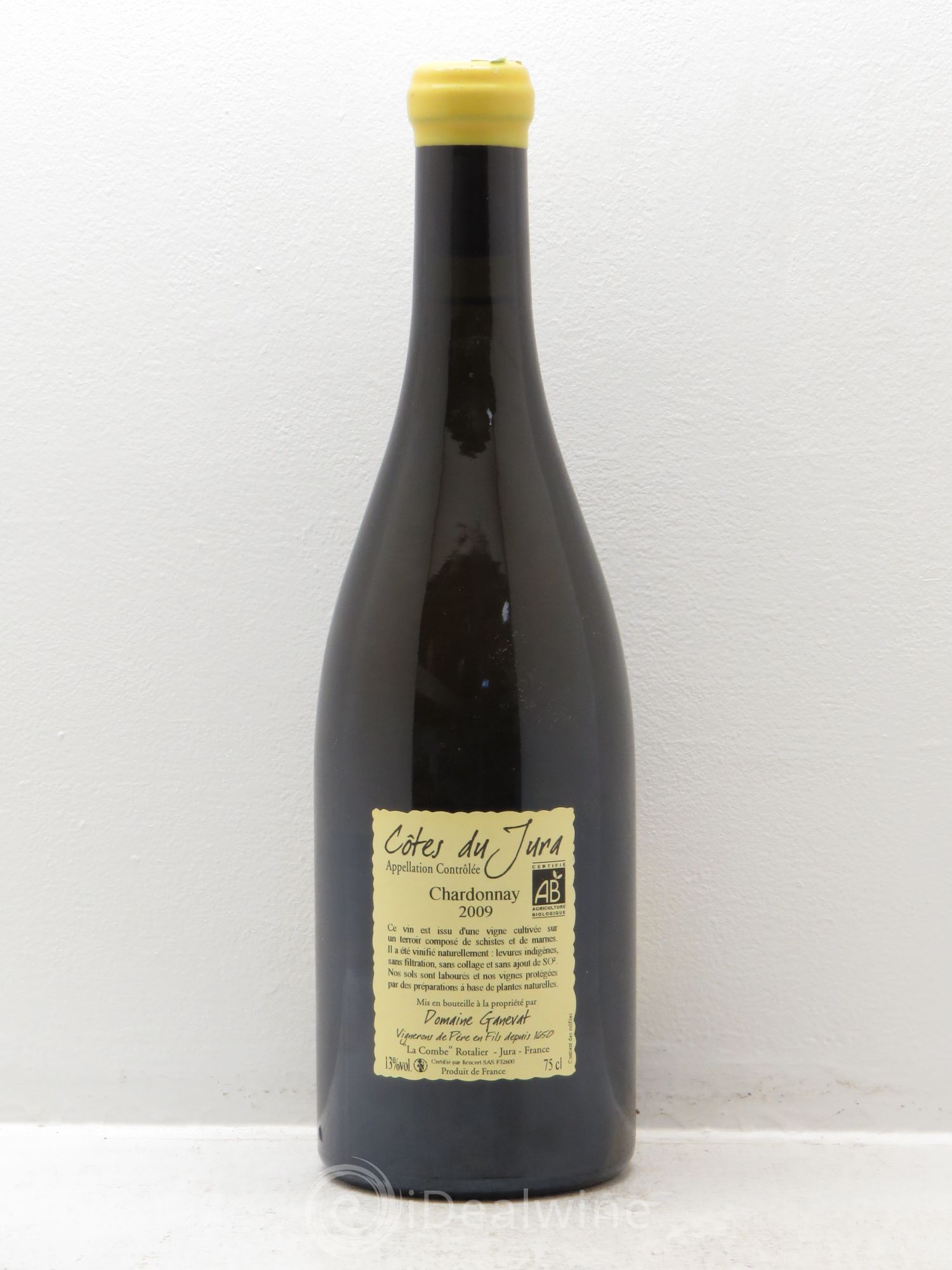 Côtes du Jura Grusse en Billat Jean-François Ganevat (Domaine) 2009 - Lot de 1 bouteille - 1