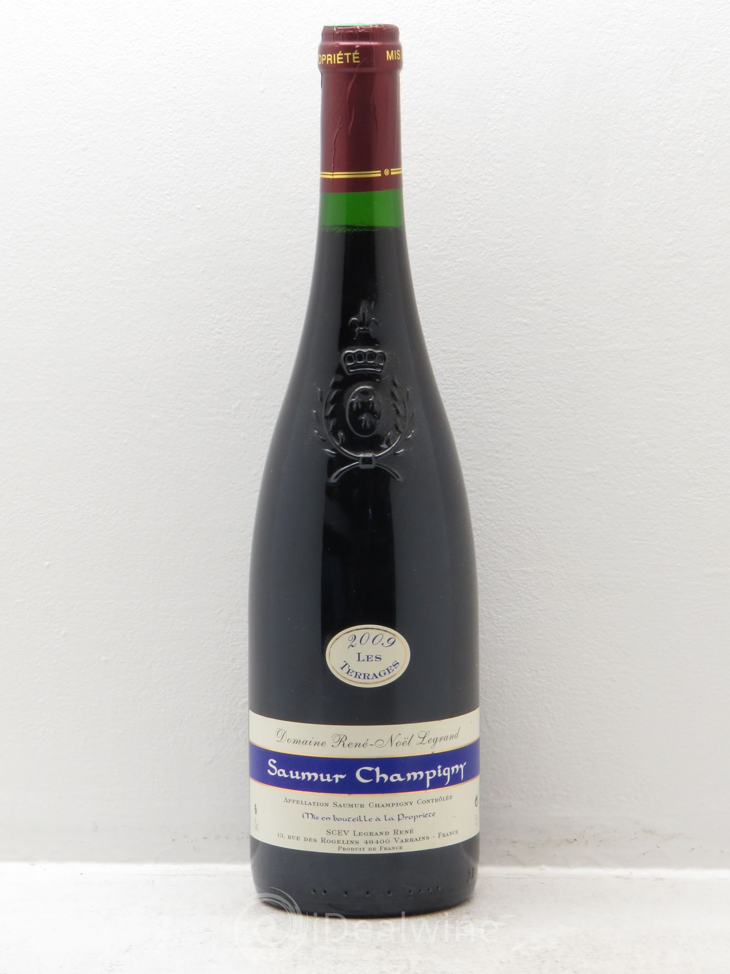 Saumur-Champigny Les Terrages .René Noel Legrand (sans prix de réserve) 2009 - Posten von 1 Flasche - 0