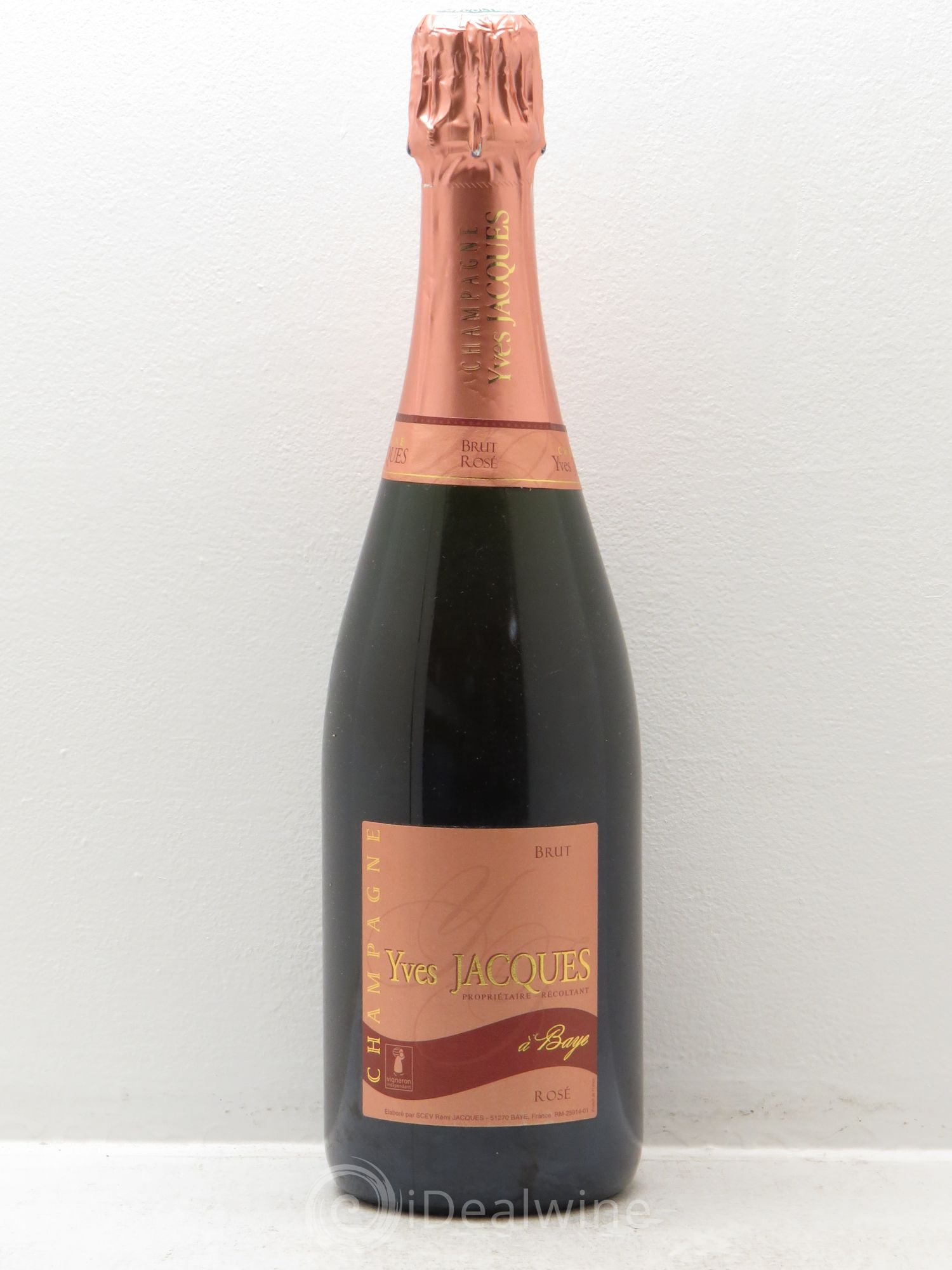 Champagne - Yves Jacques - Lot de 1 bouteille - 0