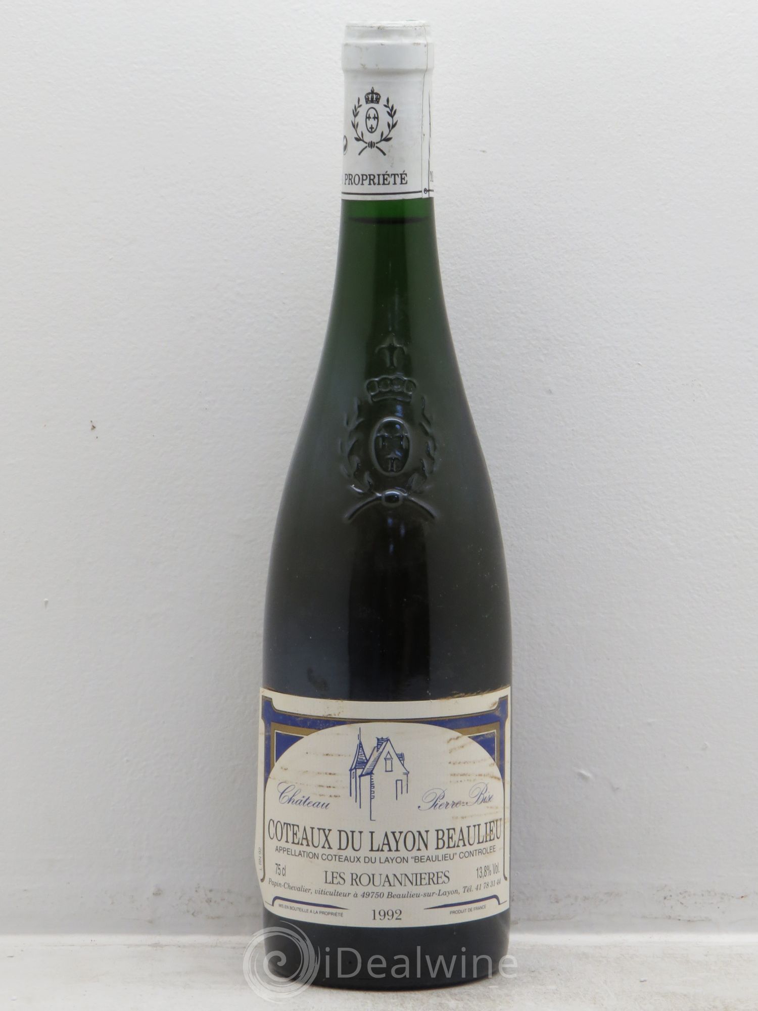 Coteaux du Layon Beaulieu Les Rouannières 1992 - Posten von 1 Flasche - 0