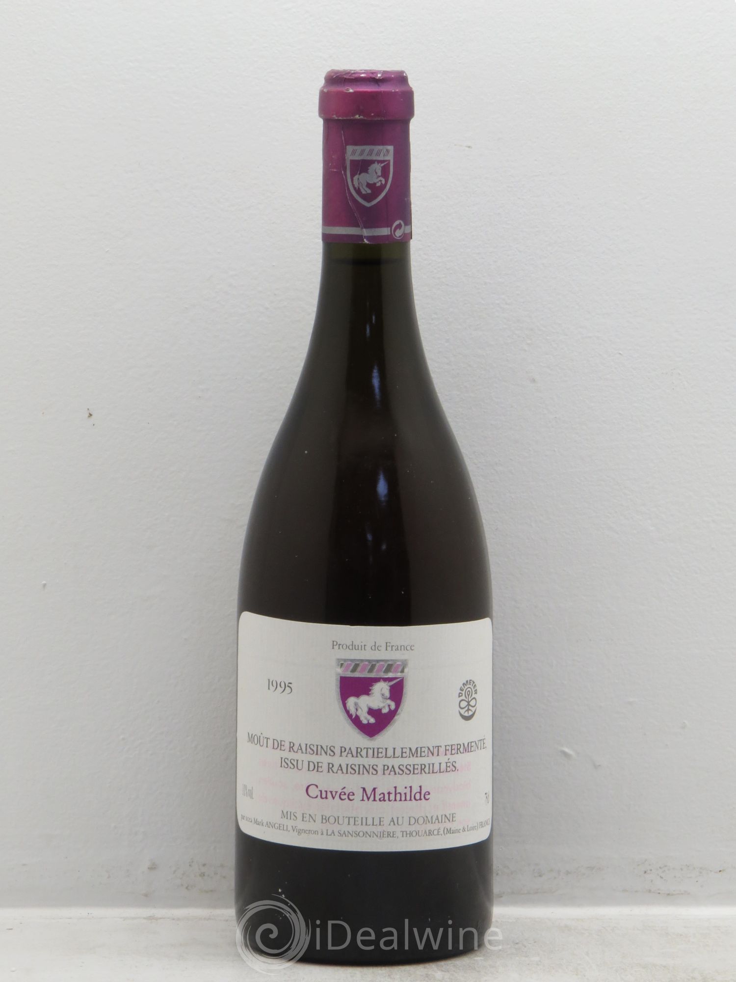Anjou Mout de raisins Cuvée Mathilde Domaine de la Sansonnière Mark Angeli 1995 - Posten von 1 Flasche - 0