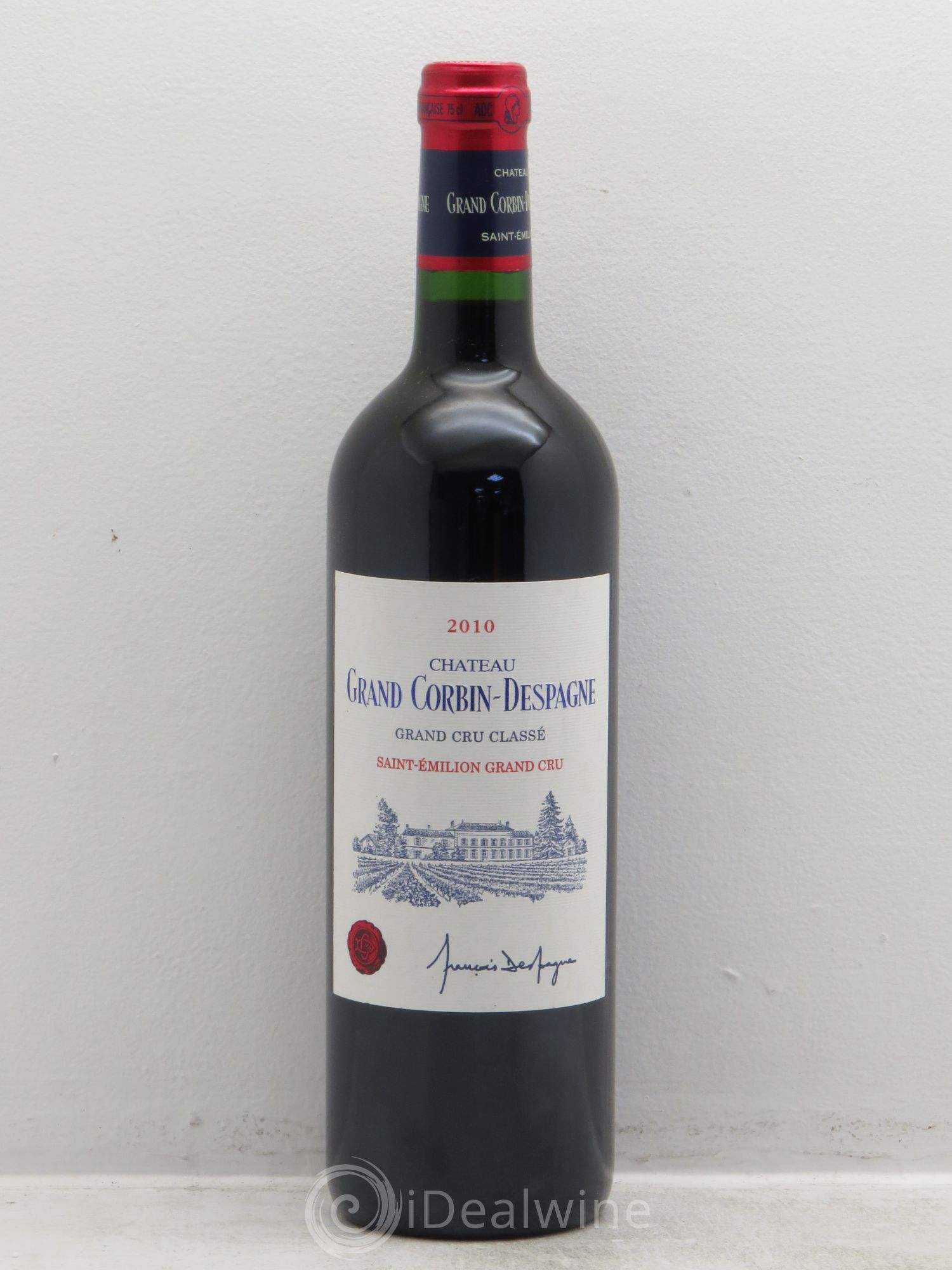 Château Grand Corbin Despagne Grand Cru Classé 2010 - Lot de 1 bouteille - 0