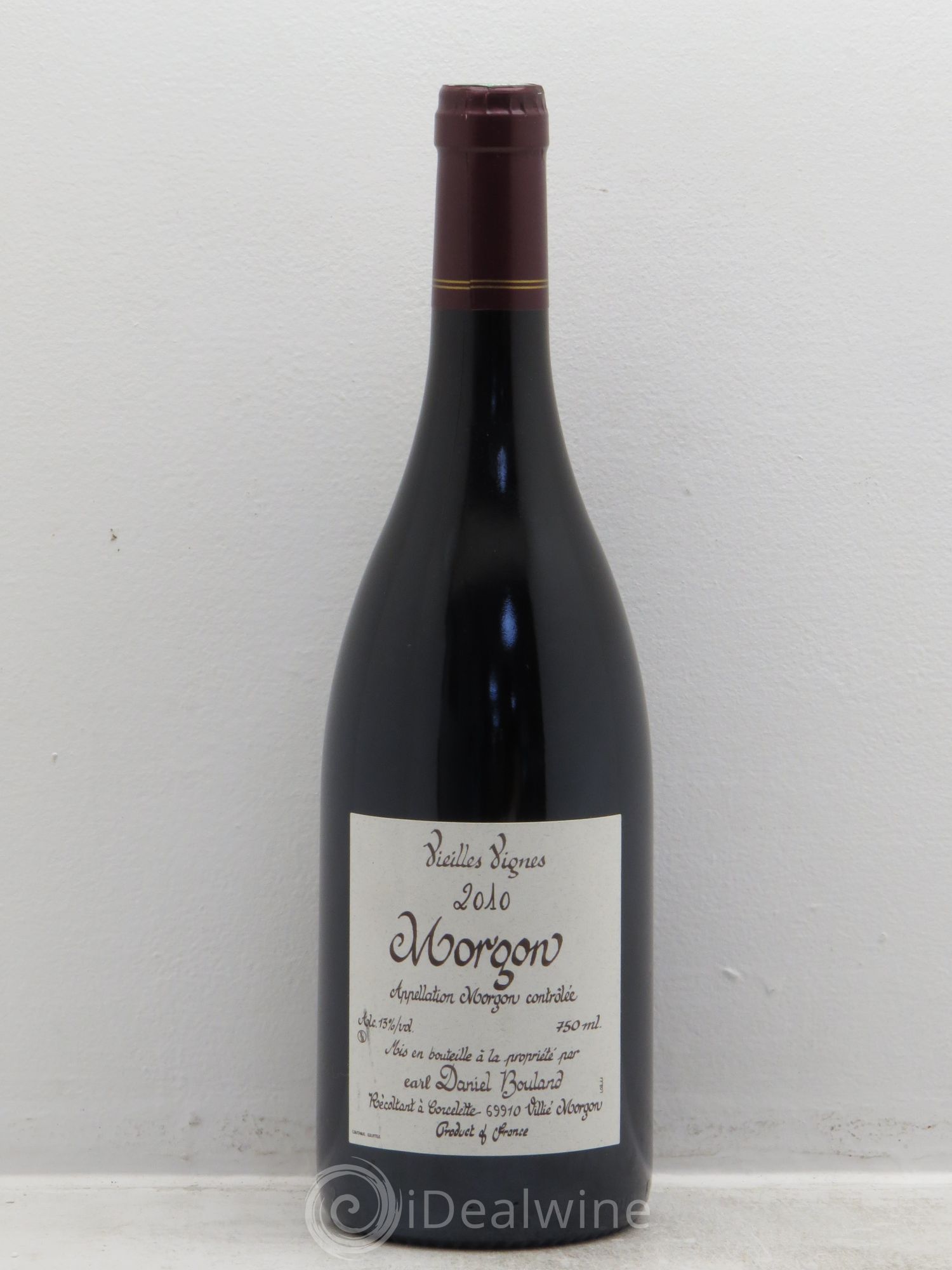 Morgon Vieilles Vignes Daniel Bouland (Domaine) 2010 - Lot de 1 bouteille - 0