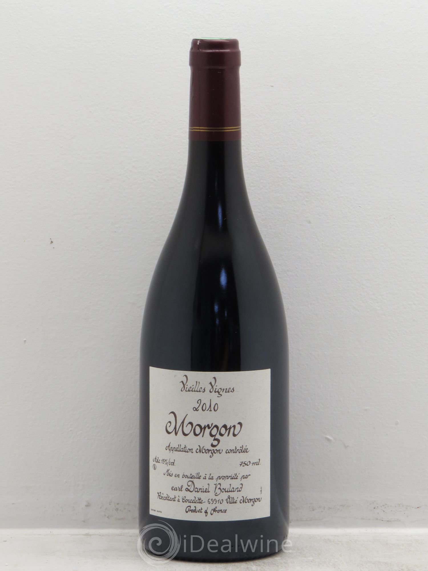 Morgon Vieilles Vignes Daniel Bouland (Domaine) 2010 - Lot de 1 bouteille - 0