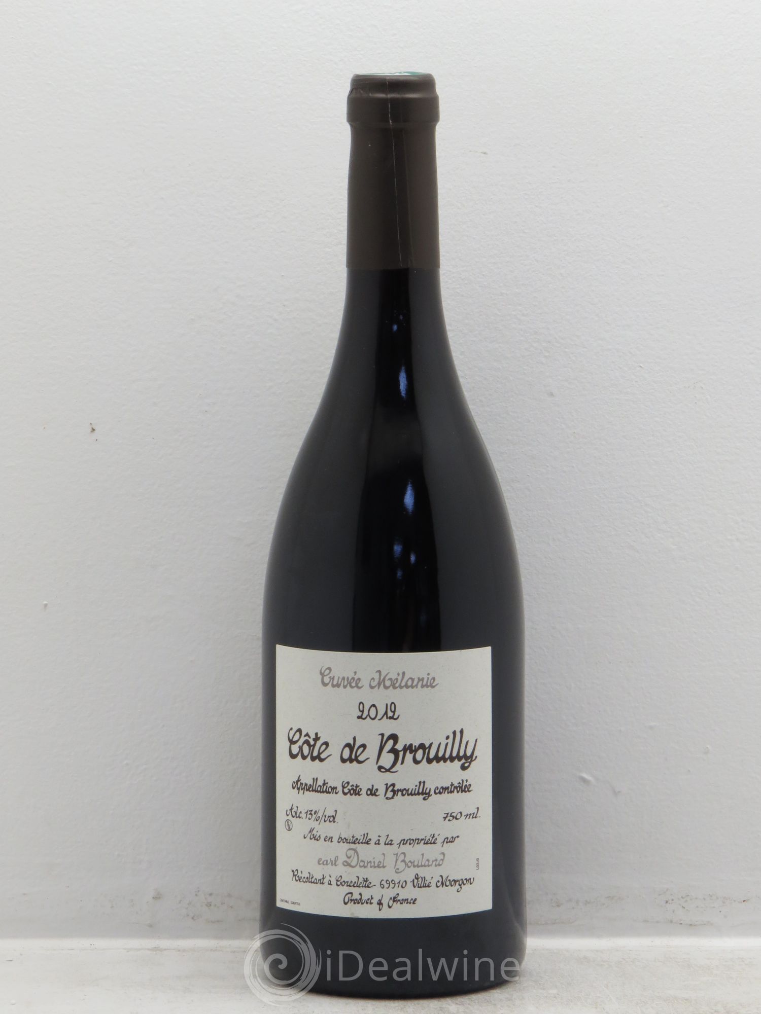 Côte de Brouilly Cuvée Mélanie Daniel Bouland 2012 - Posten von 1 Flasche - 0