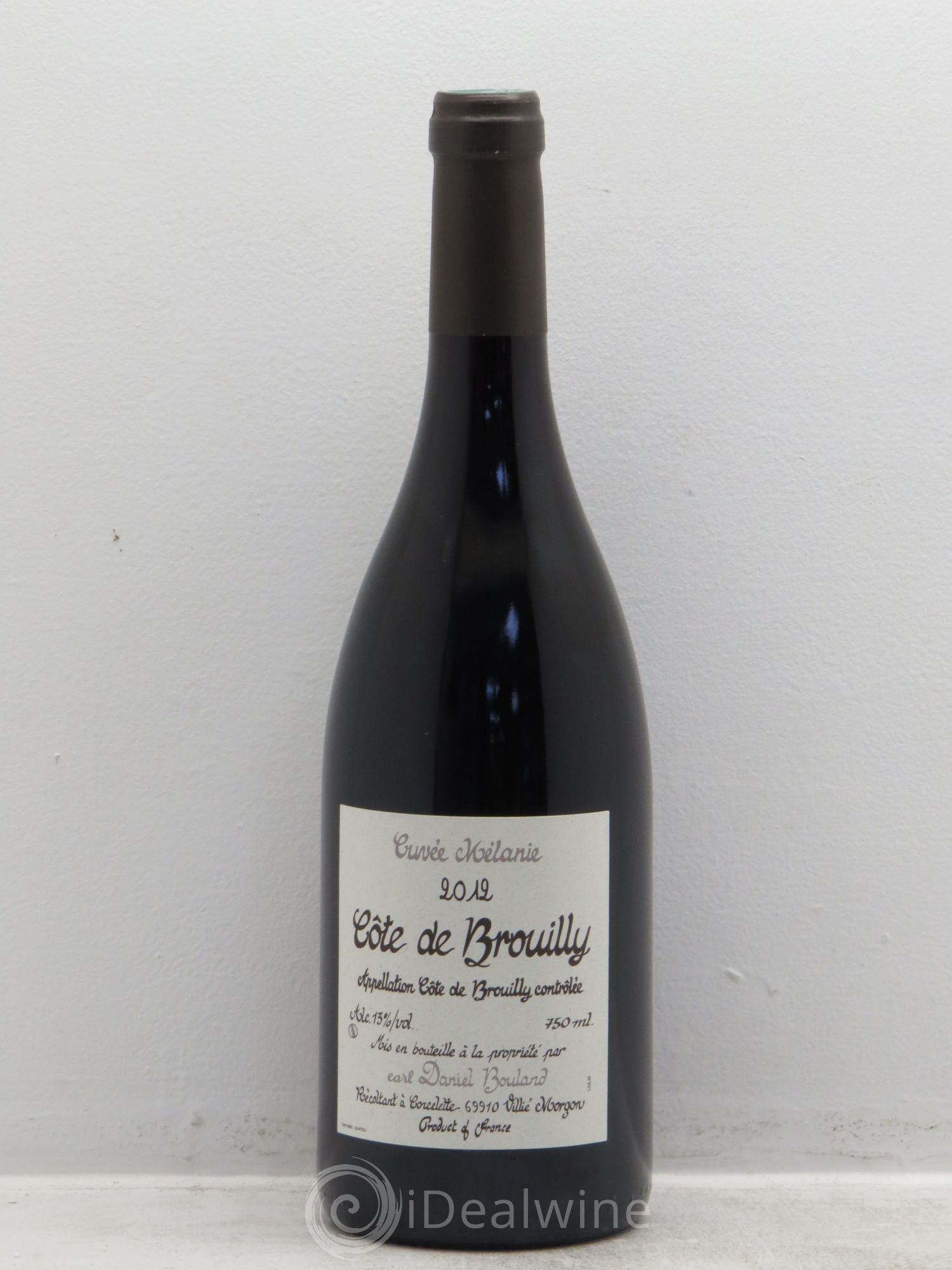 Côte de Brouilly Cuvée Mélanie Daniel Bouland 2012 - Posten von 1 Flasche - 0