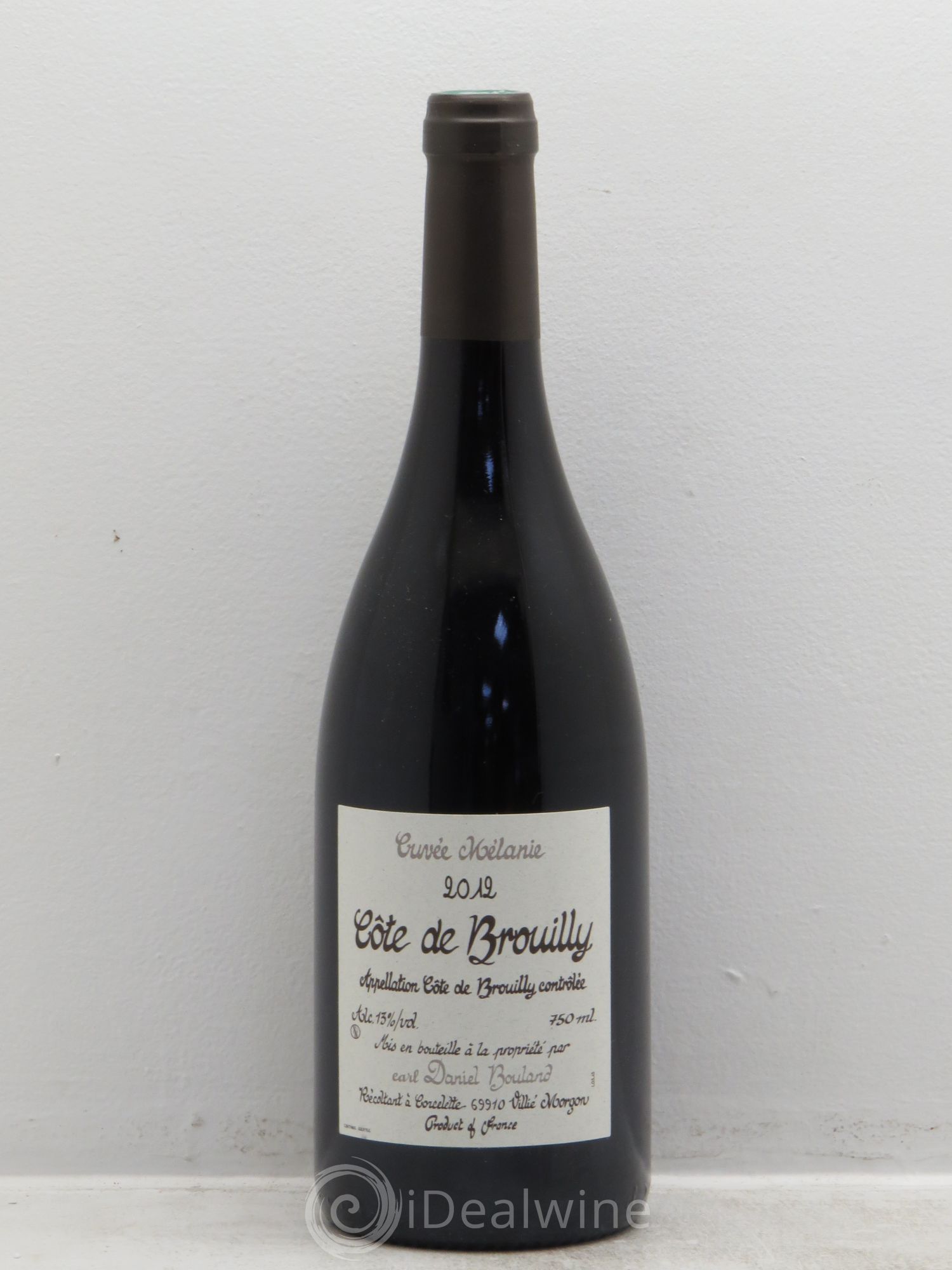 Côte de Brouilly Cuvée Mélanie Daniel Bouland 2012 - Posten von 1 Flasche - 0