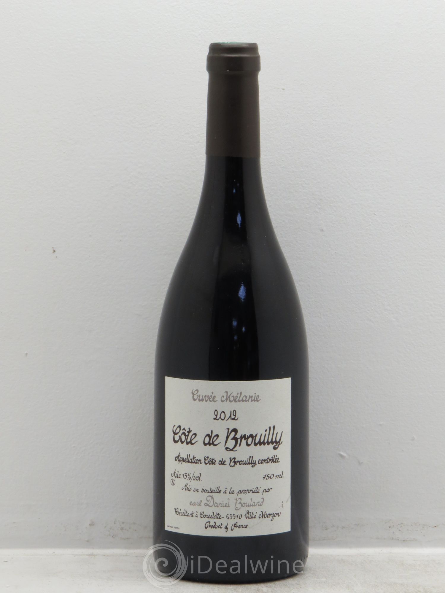 Côte de Brouilly Cuvée Mélanie Daniel Bouland 2012 - Posten von 1 Flasche - 0