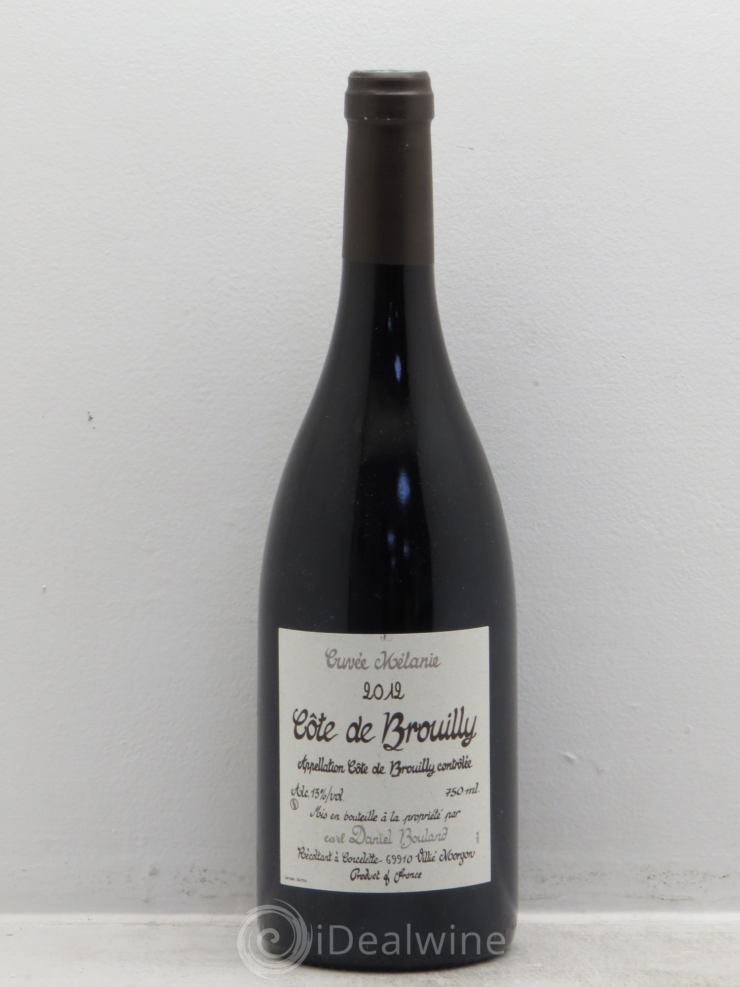 Côte de Brouilly Cuvée Mélanie Daniel Bouland 2012 - Posten von 1 Flasche - 0