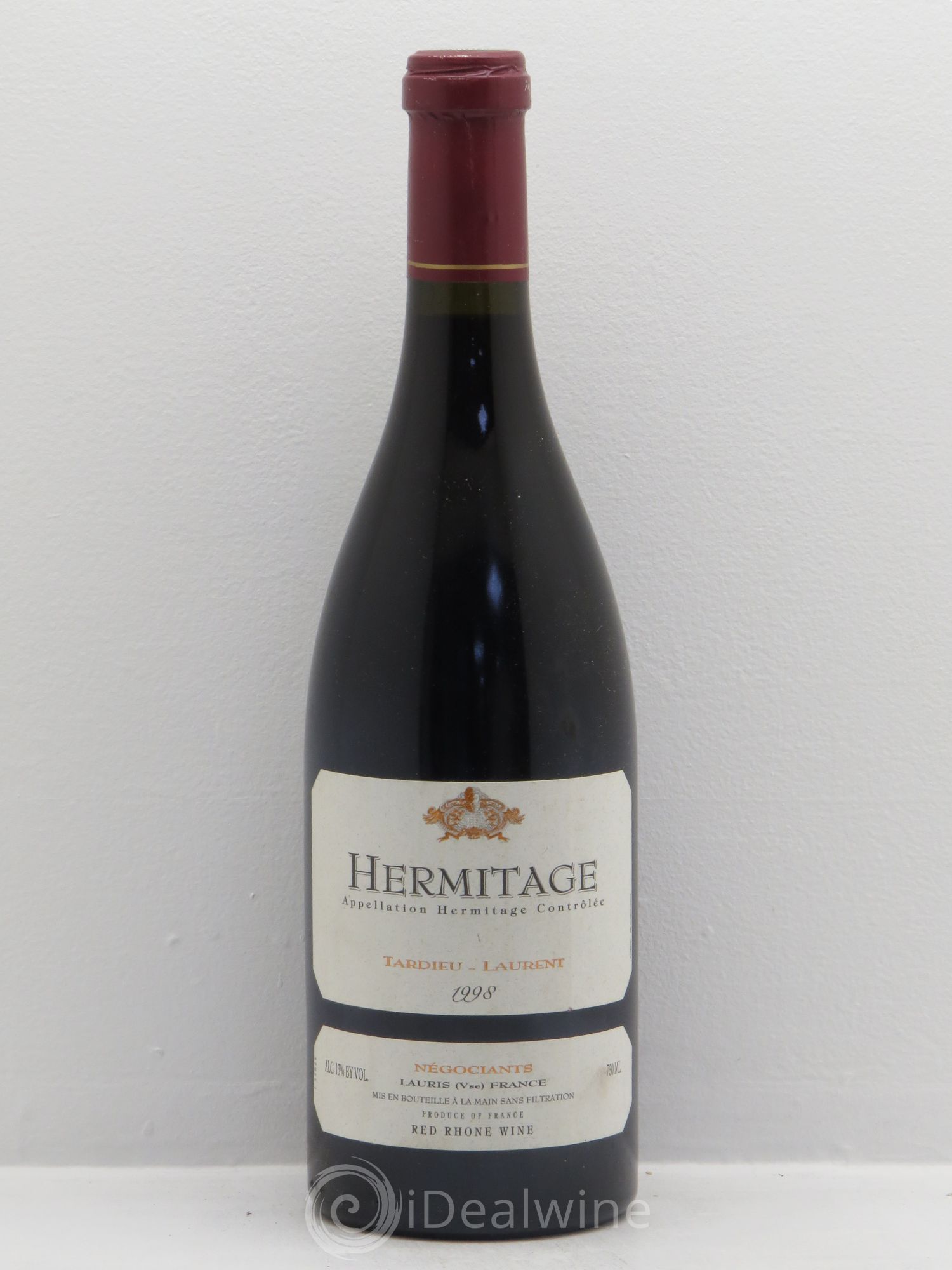Hermitage Maison Tardieu-Laurent 1998 - Lot de 1 bouteille - 0