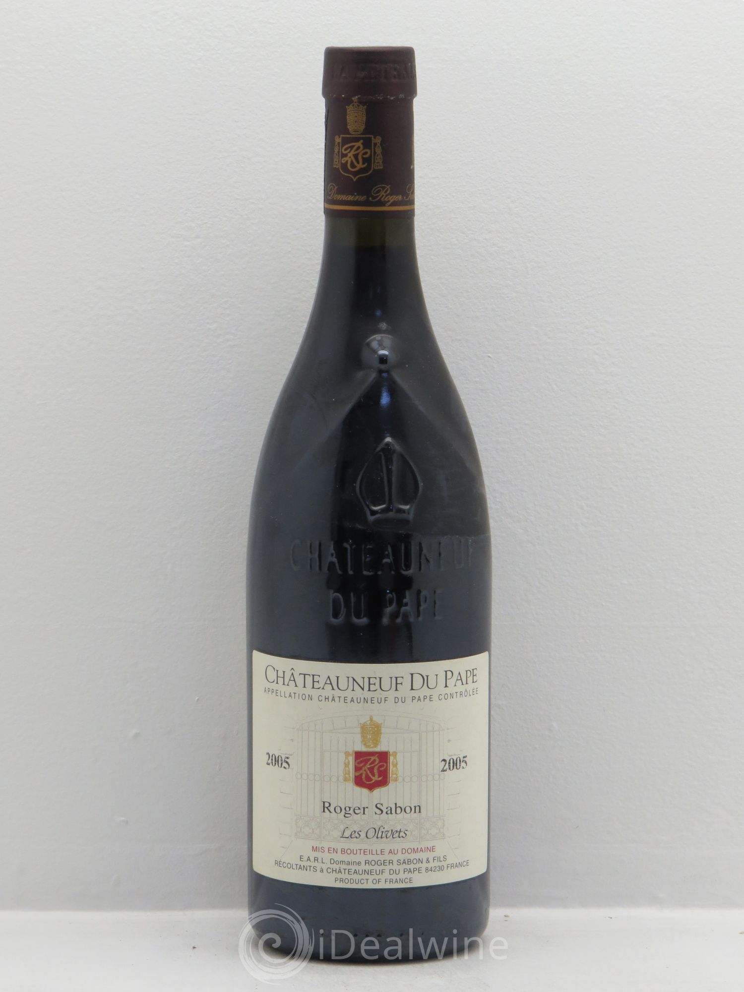 Châteauneuf-du-Pape Les OLivets 2005 - Lot de 1 bouteille - 0