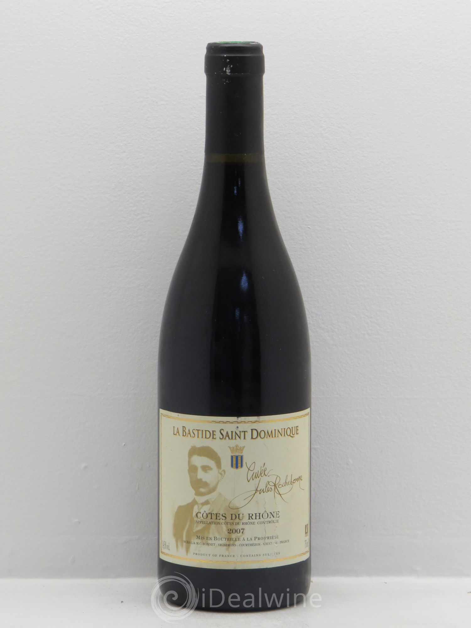 Côtes-du-Rhône La Bastide Saint Dominique Cuvée Jules Rochebonne 2007 - Posten von 1 Flasche - 0