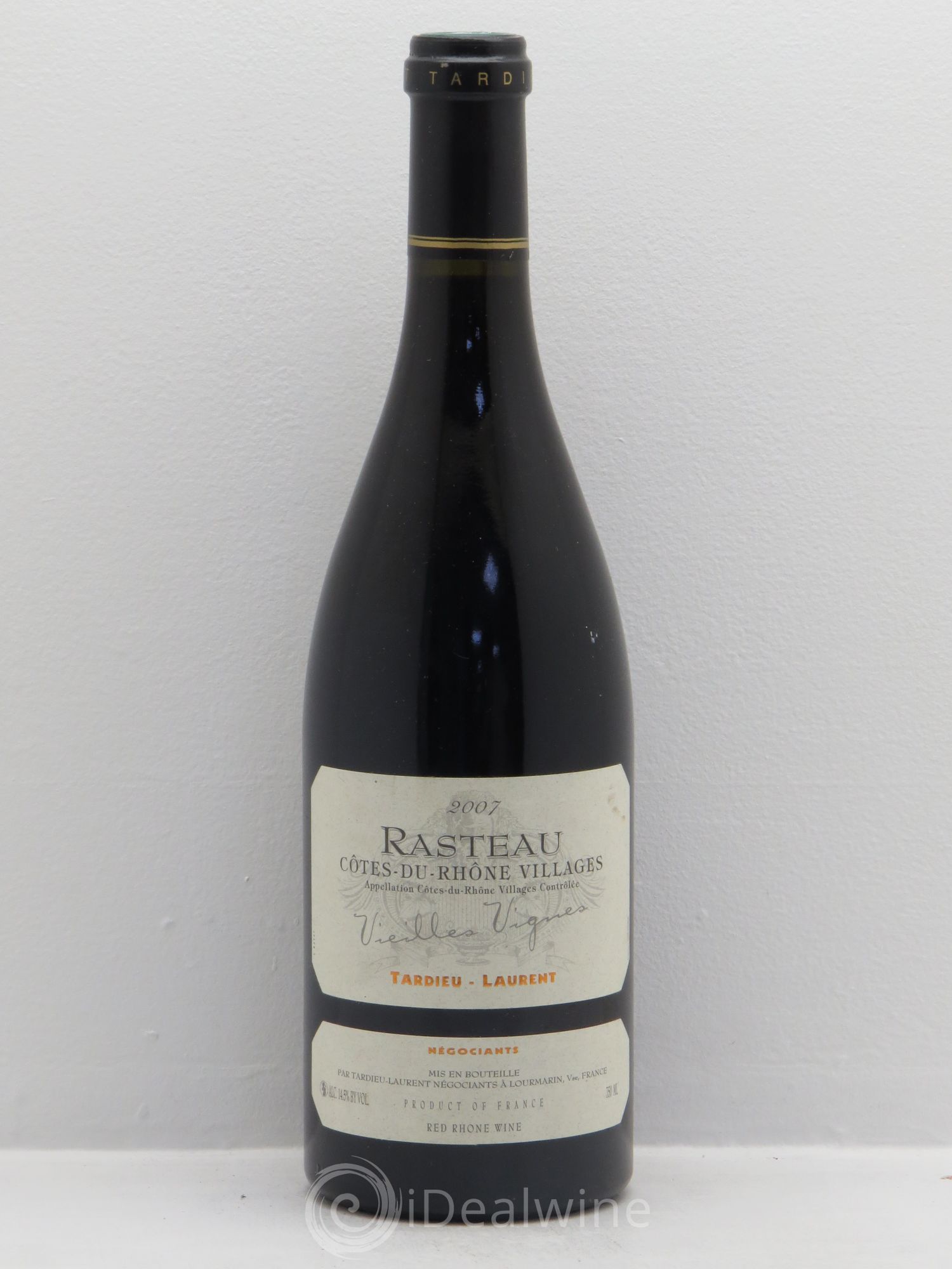 Rasteau Vieilles Vignes Tardieu Laurent 2007 - Posten von 1 Flasche - 0