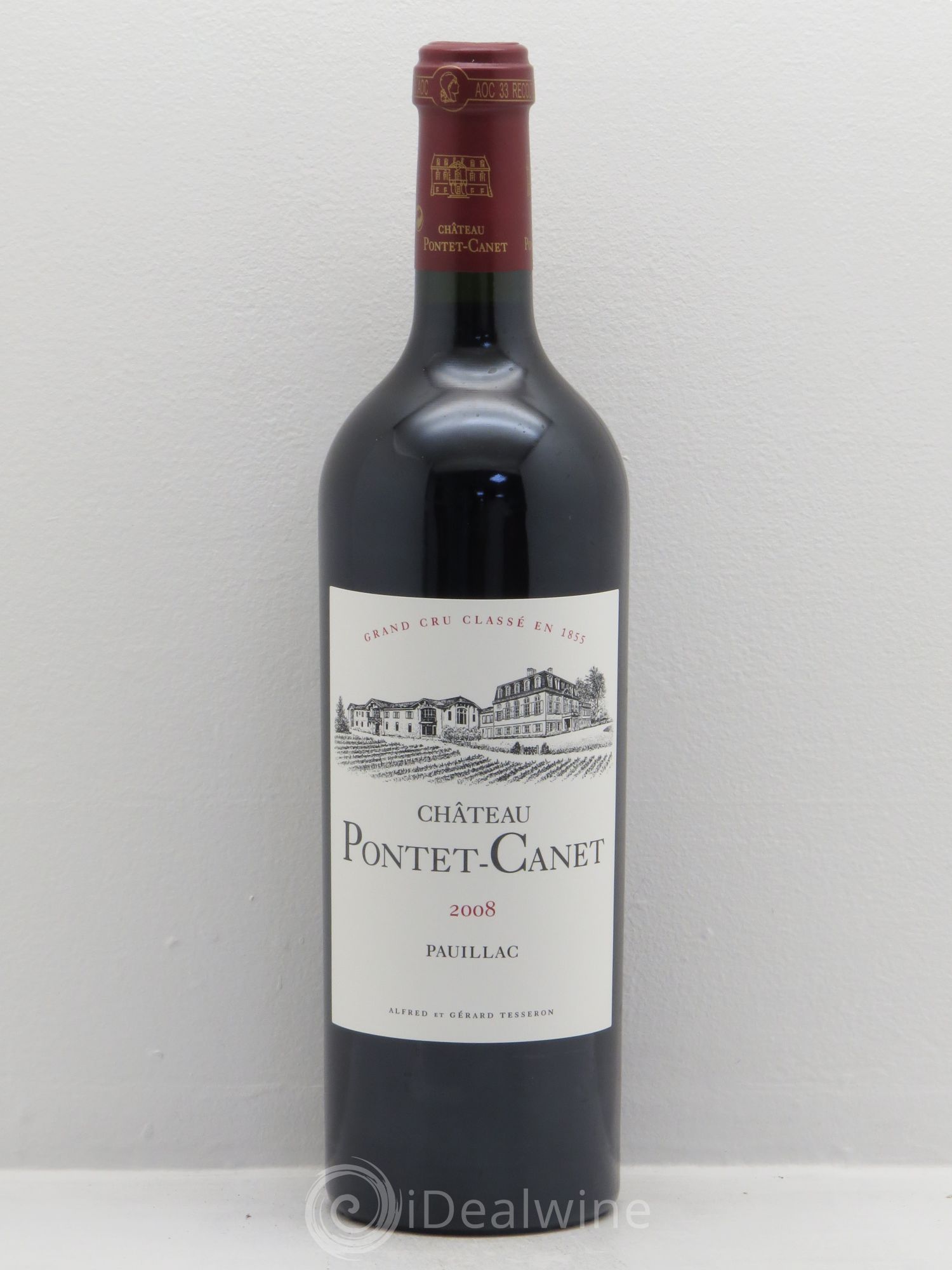 Château Pontet Canet 5ème Grand Cru Classé 2008 - Lot de 1 bouteille - 0