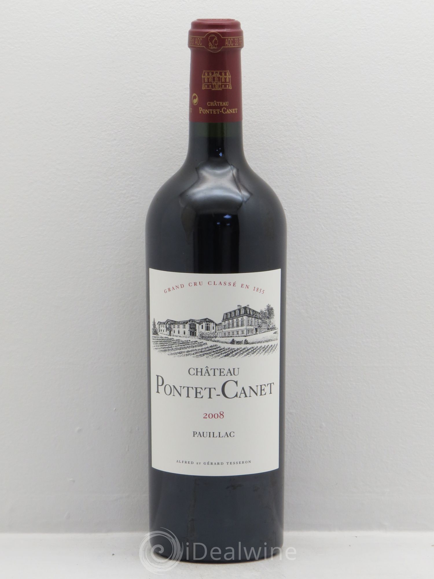 Château Pontet Canet 5ème Grand Cru Classé 2008 - Lot de 1 bouteille - 0