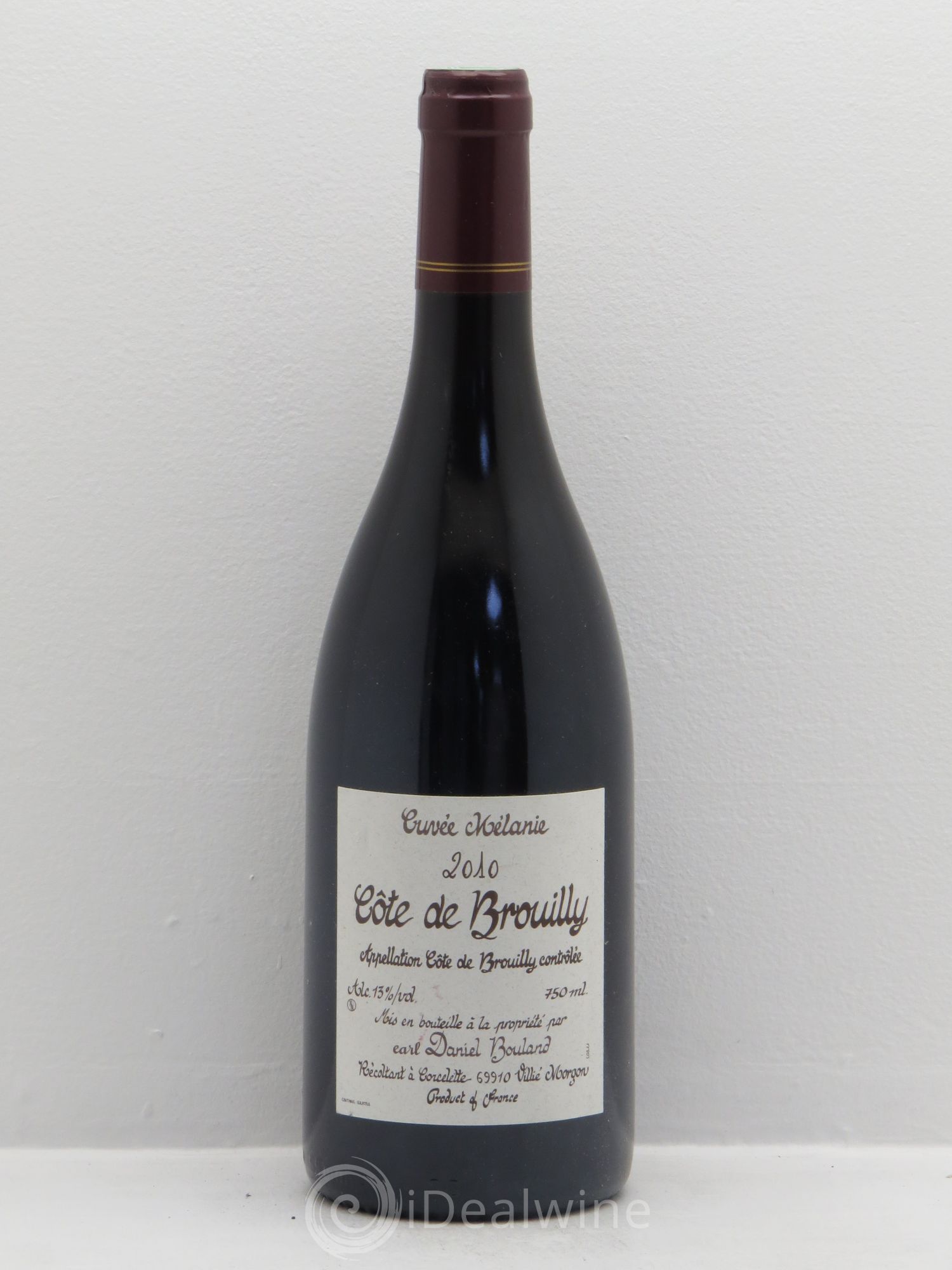 Côte de Brouilly Cuvée Mélanie Daniel Bouland 2010 - Posten von 1 Flasche - 0