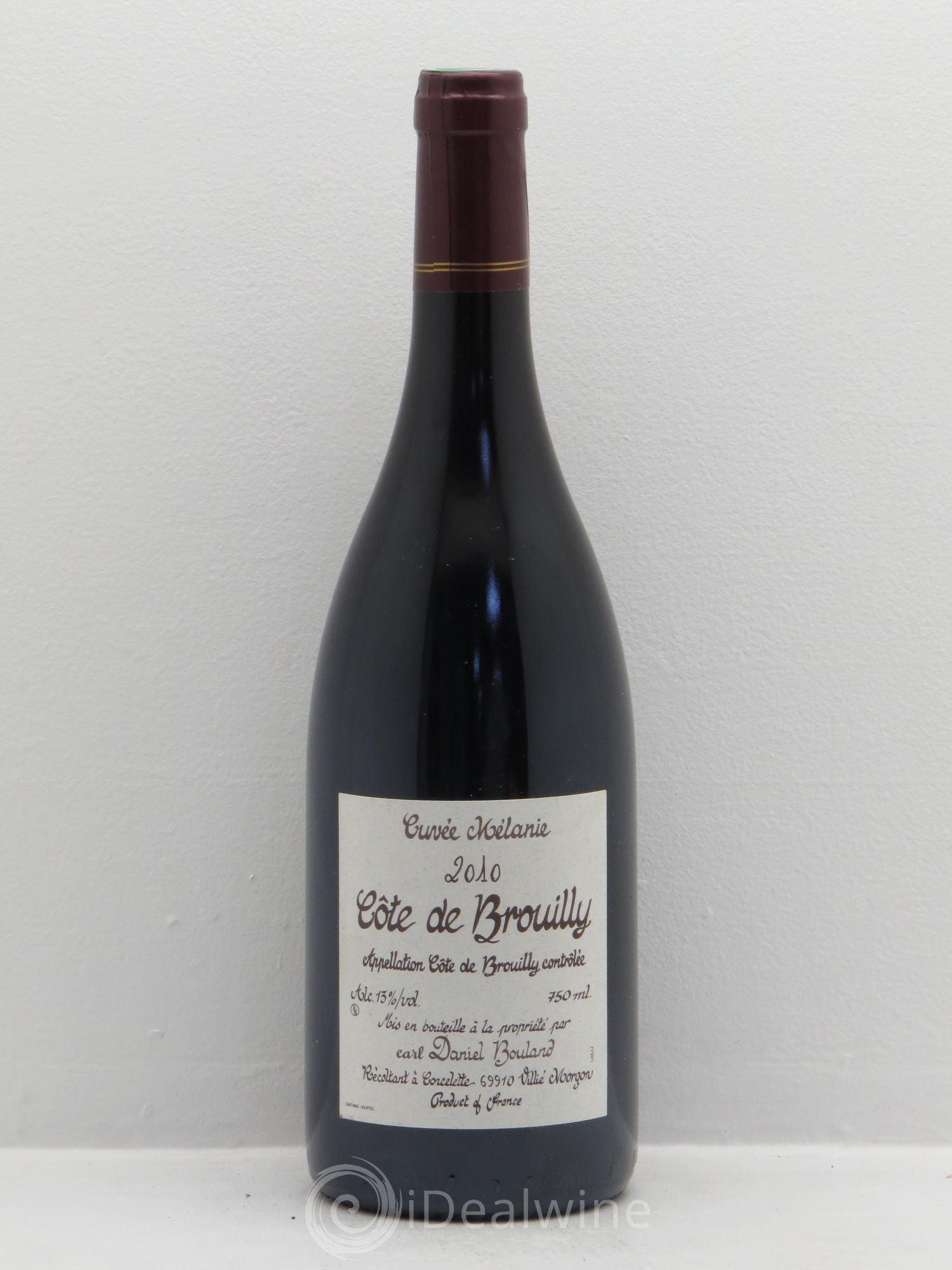 Côte de Brouilly Cuvée Mélanie Daniel Bouland 2010 - Posten von 1 Flasche - 0