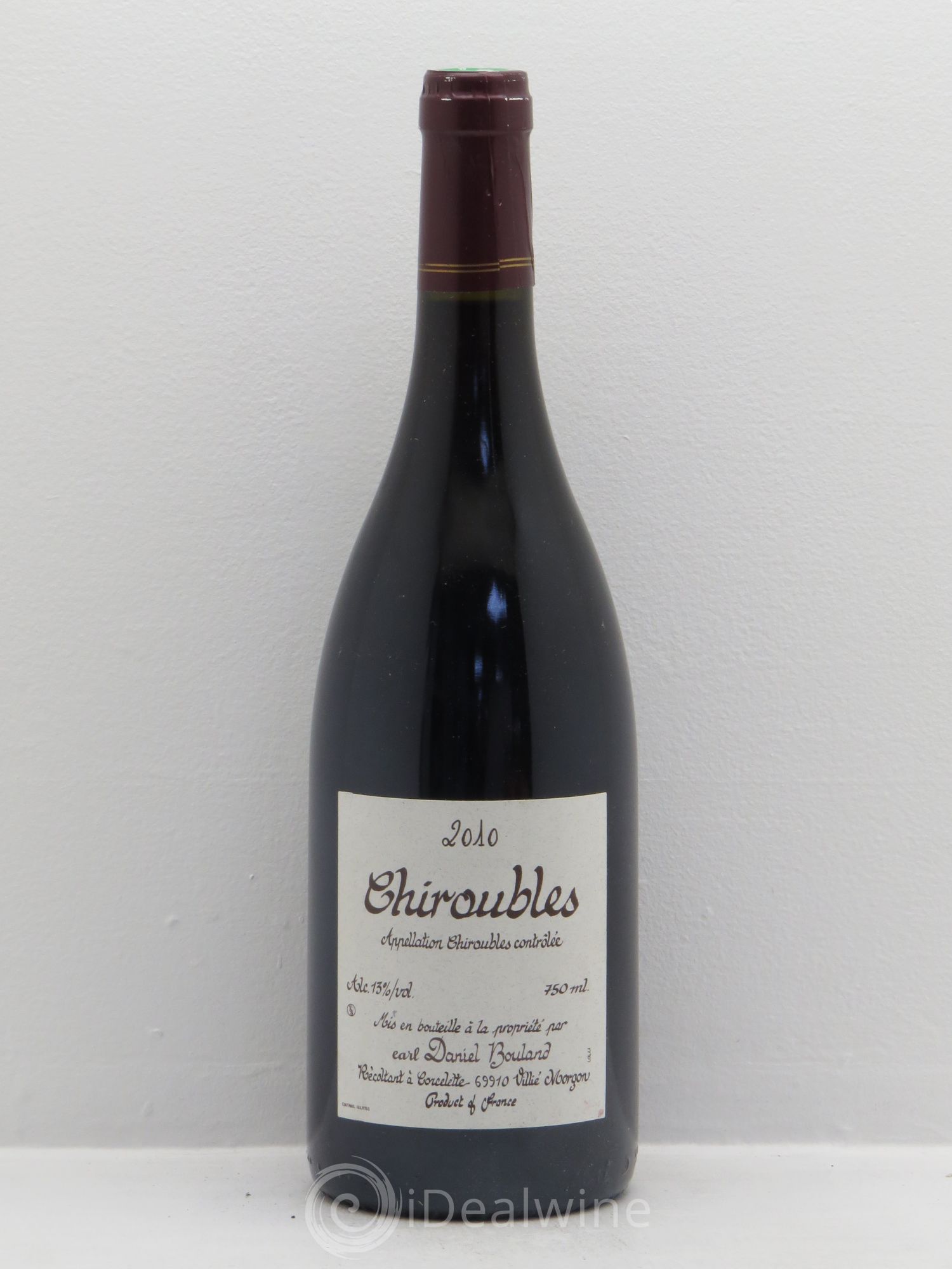 Chiroubles Daniel Bouland (Domaine) 2010 - Lot de 1 bouteille - 0