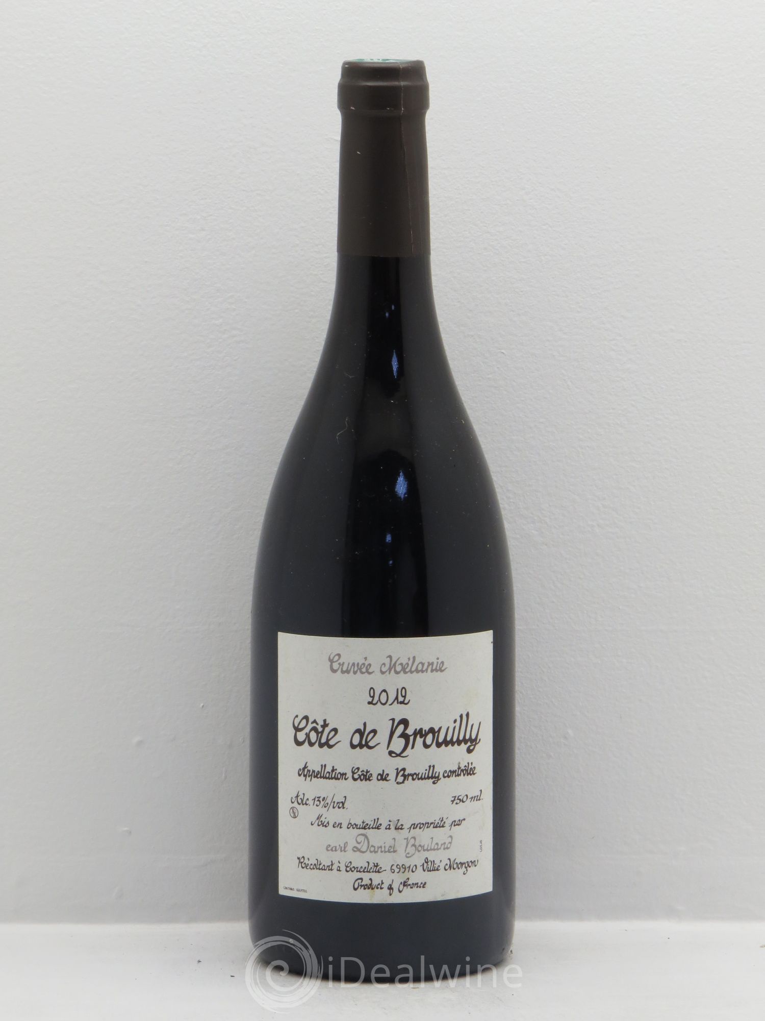 Côte de Brouilly Cuvée Mélanie Daniel Bouland 2012 - Posten von 1 Flasche - 0