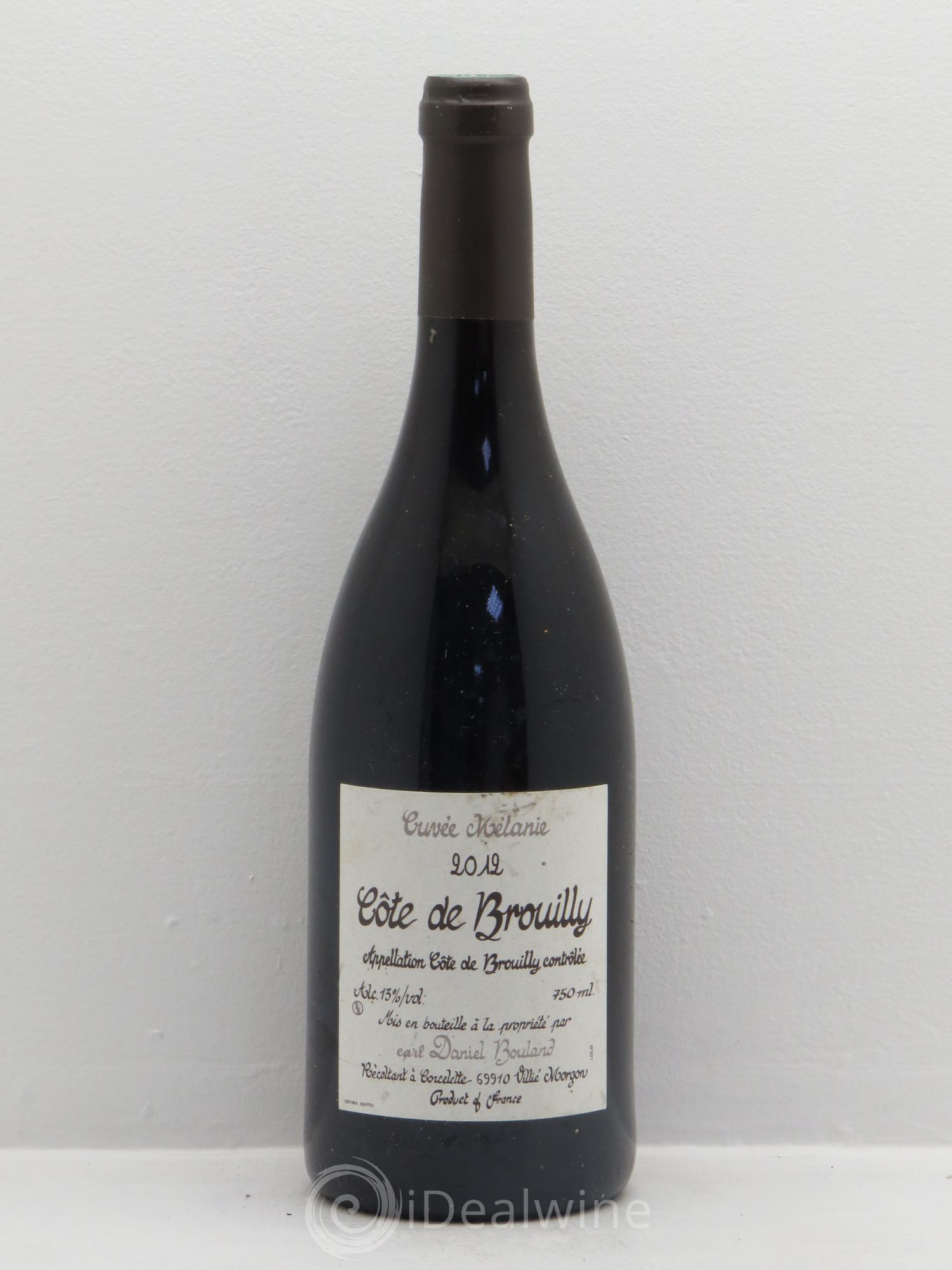 Côte de Brouilly Cuvée Mélanie Daniel Bouland 2012 - Posten von 1 Flasche - 0