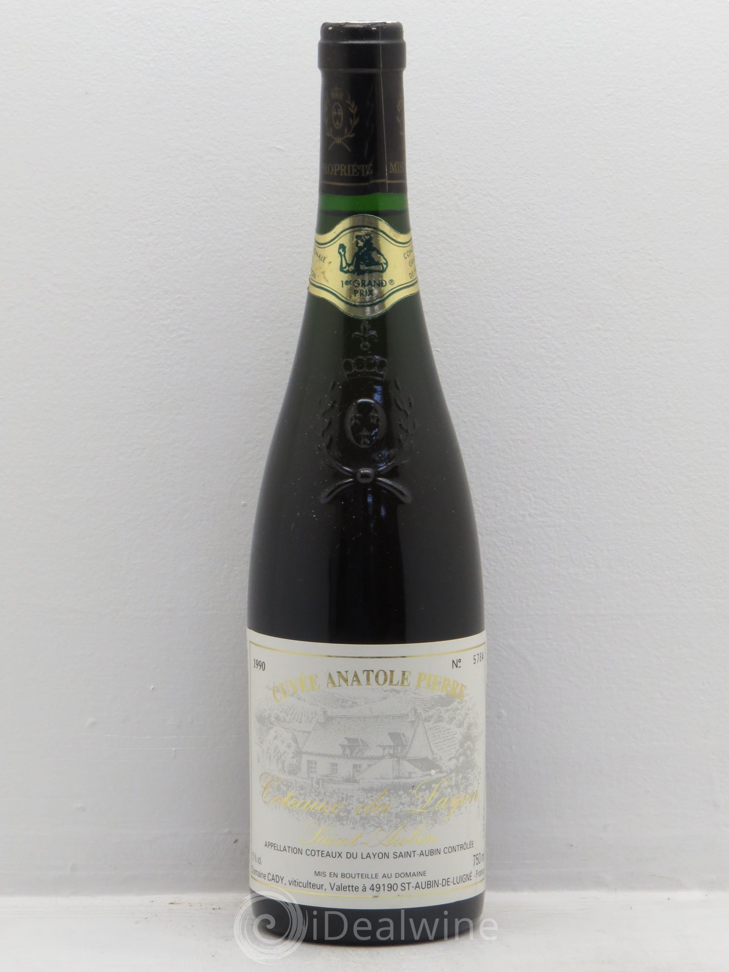 Coteaux du Layon Saint aubin Cuvee anatole pierre domaine cady 1990 - Posten von 1 Flasche - 0