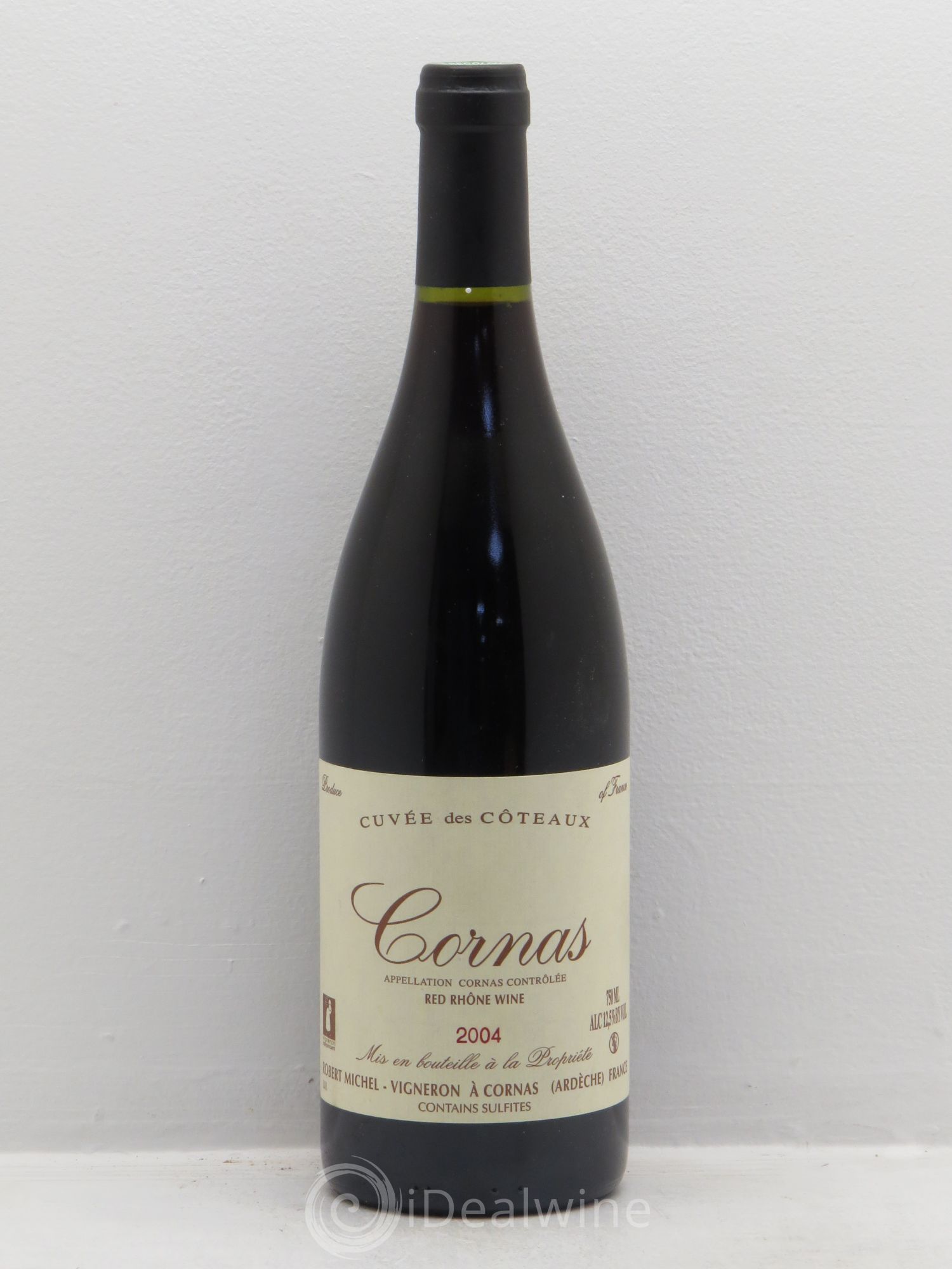 Cornas Cuvée des Coteaux Robert Michel 2004 - Lot de 1 bouteille - 0