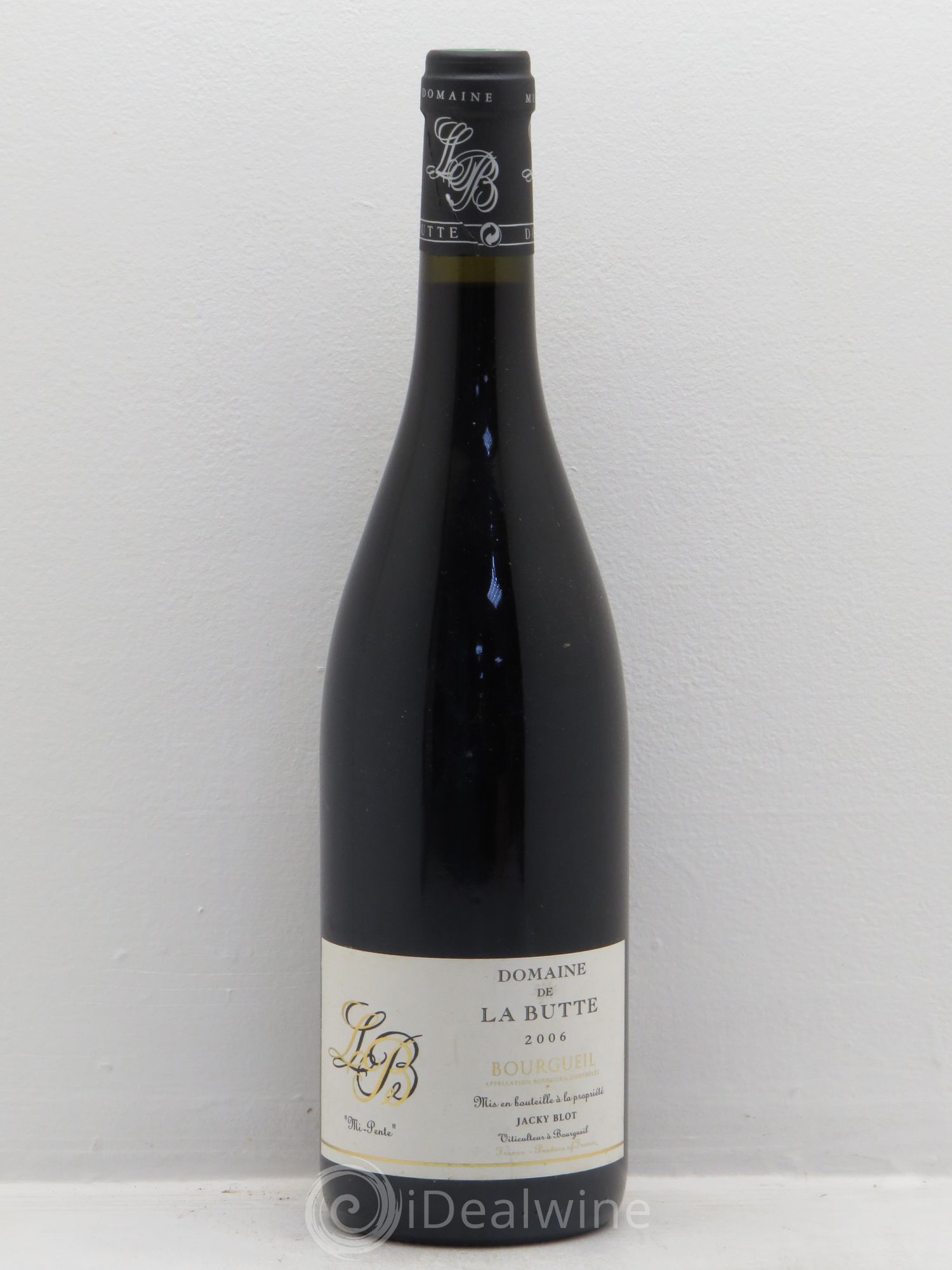 Bourgueil Mi-Pente Domaine de La Butte - Jacky Blot 2006 - Lot de 1 bouteille - 0
