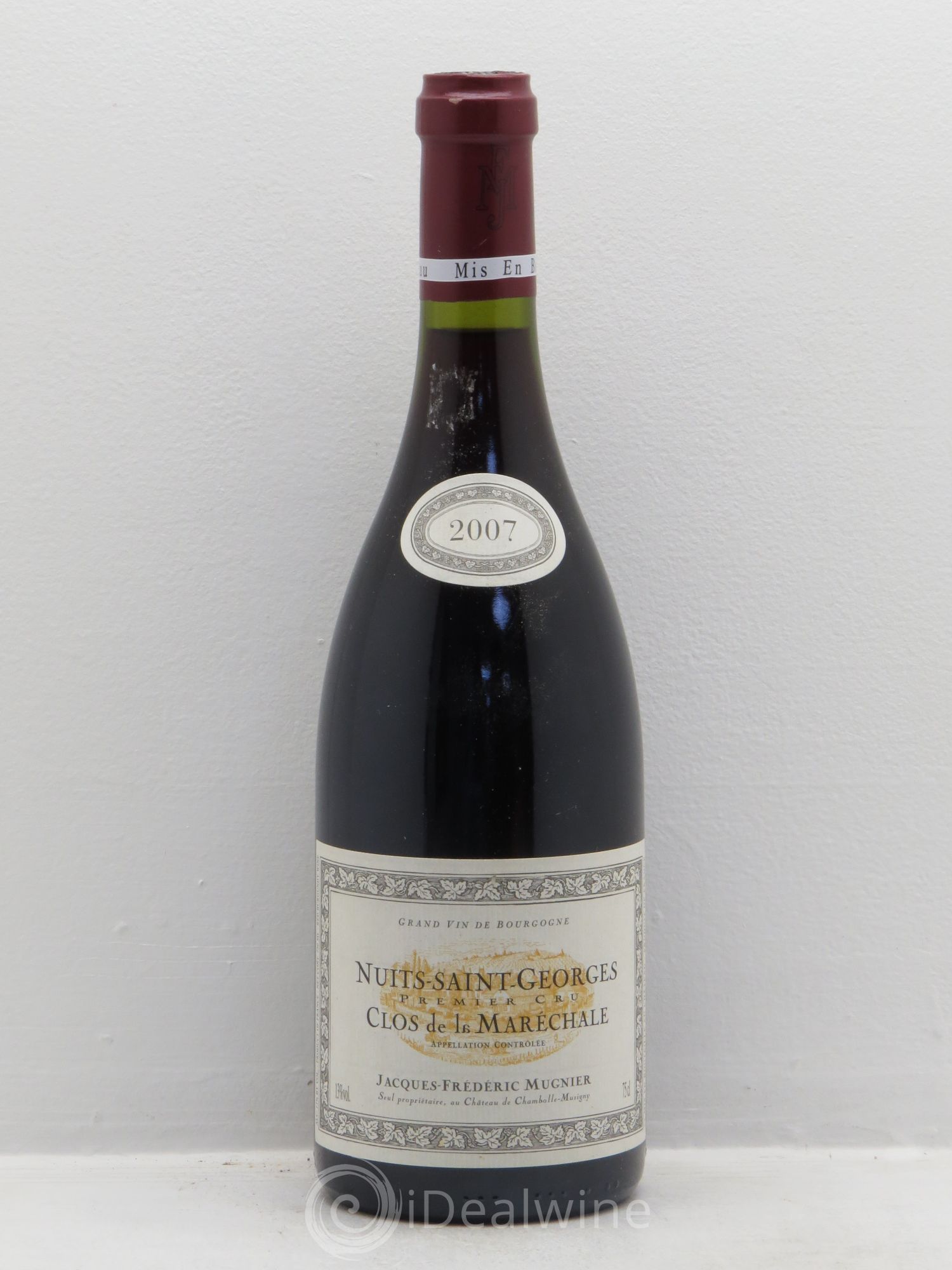 Nuits-Saint-Georges 1er Cru Clos de La Maréchale Jacques-Frédéric Mugnier 2007 - Lot de 1 bouteille - 0