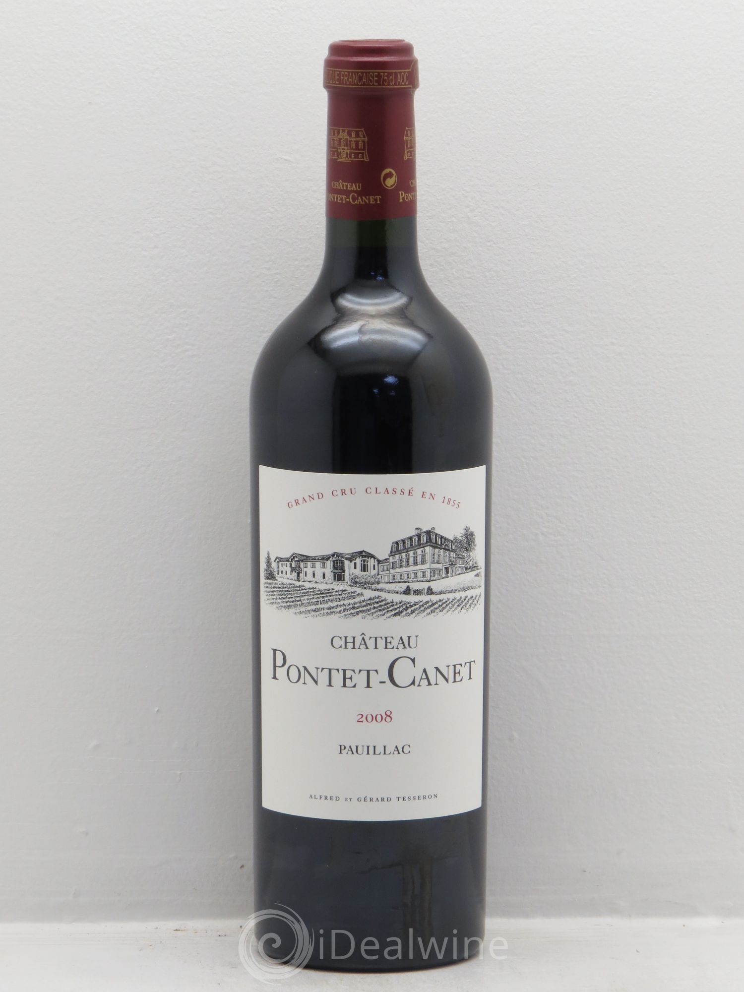 Château Pontet Canet 5ème Grand Cru Classé 2008 - Lot de 1 bouteille - 0
