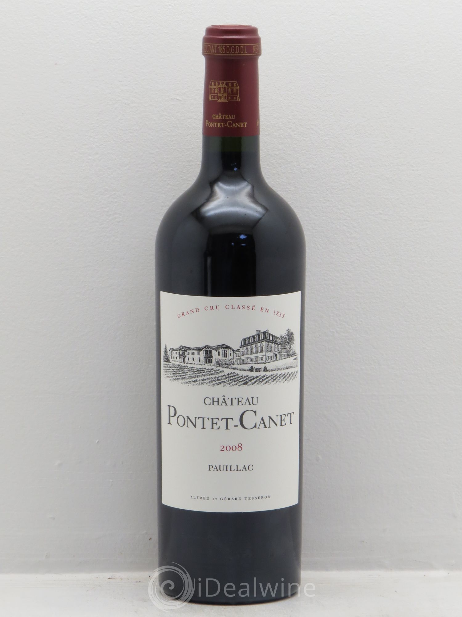 Château Pontet Canet 5ème Grand Cru Classé 2008 - Lot de 1 bouteille - 0