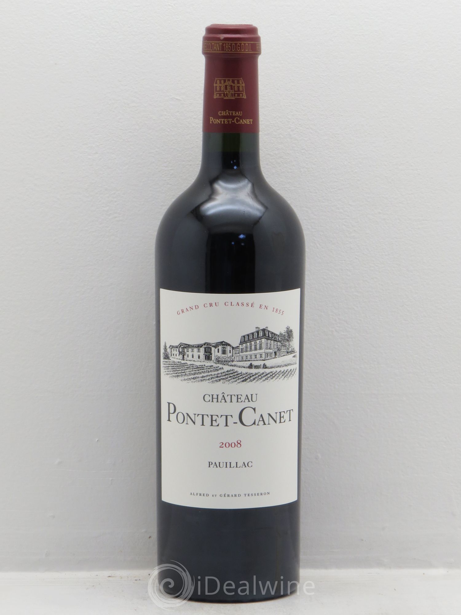 Château Pontet Canet 5ème Grand Cru Classé 2008 - Lot de 1 bouteille - 0